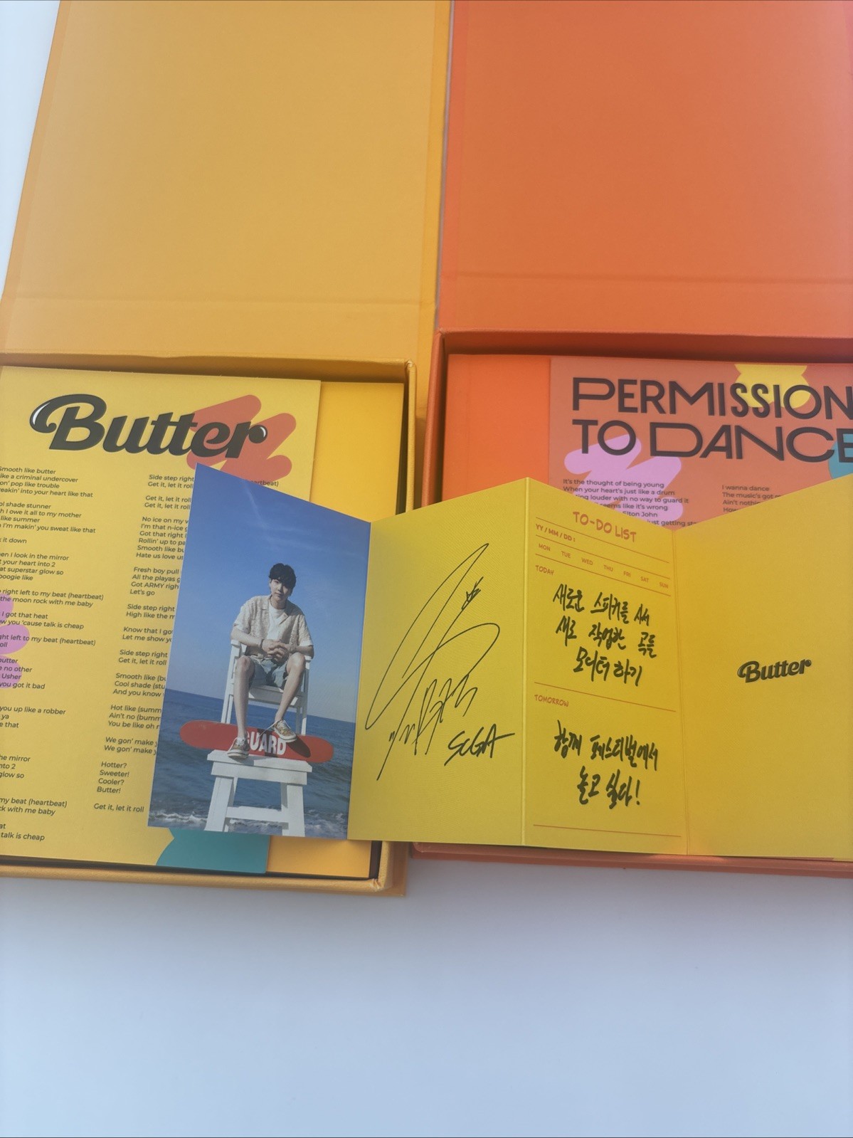 BTS Butter Album Cream and Peaches Version Complete Set