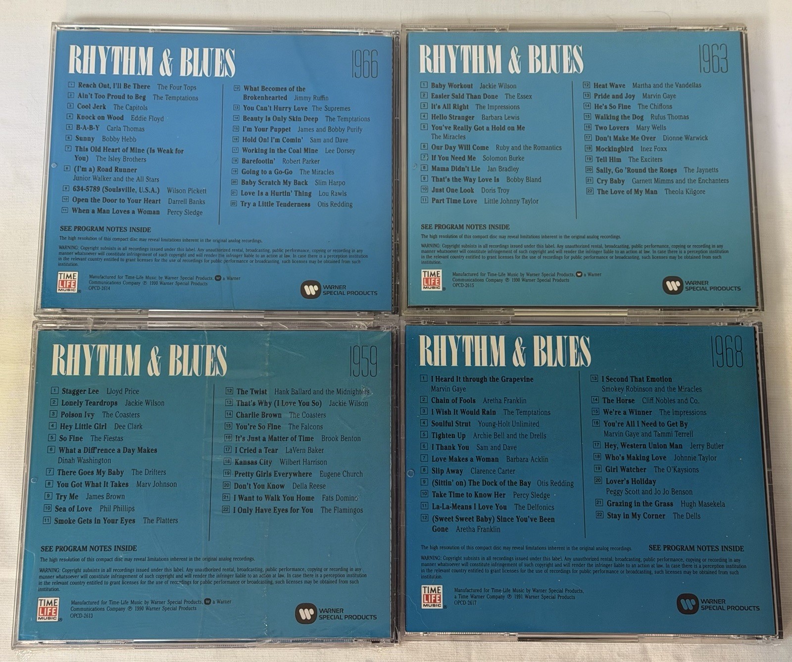 Time Life~Rhythm & Blues 21 CD Set Collection~1950s 1960s 1970s~Mint Condition