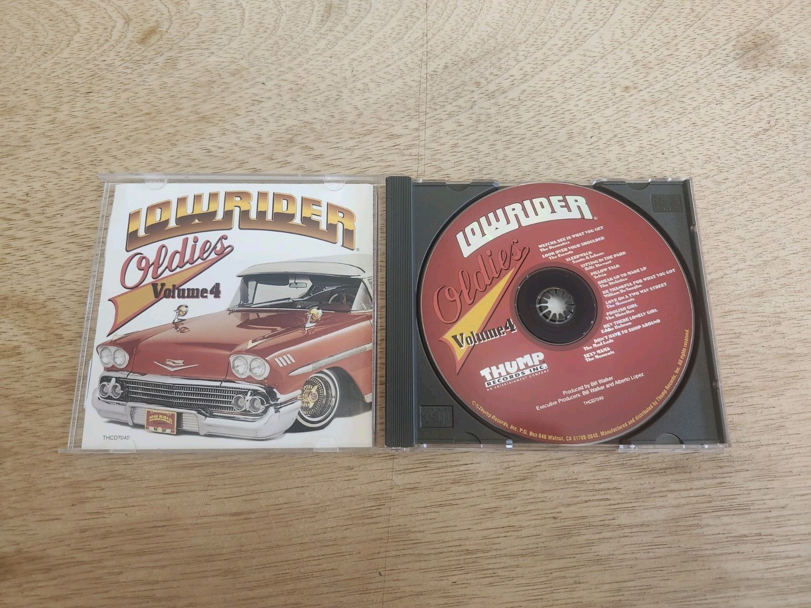 Lowrider Oldies Volume 4 Audio CD Thump Records THCD7040 Complete w/ Insert