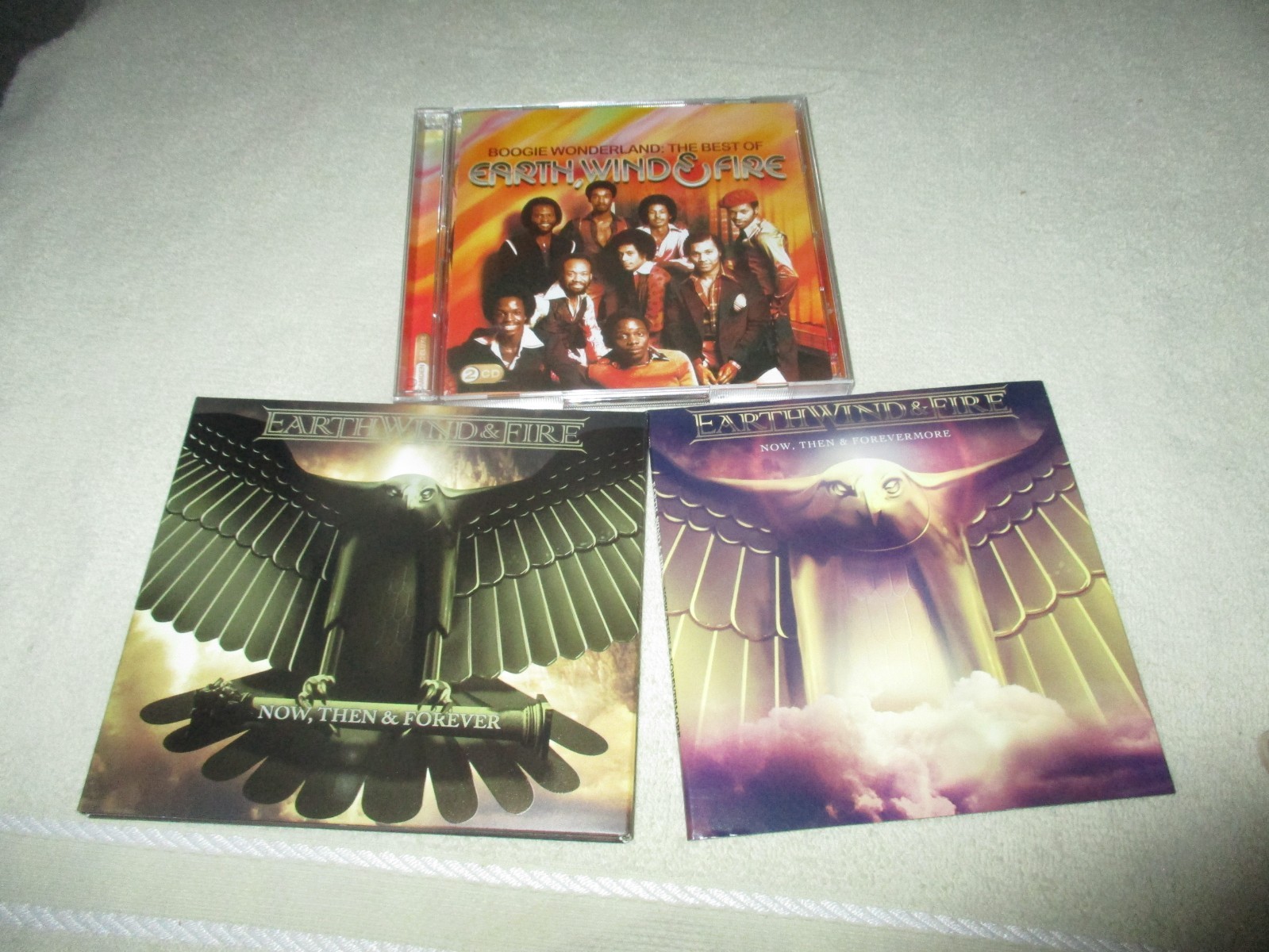 Earth, Wind & Fire 4 CD Lot Now, Then & Forever with Bonus CD & 2CD Best of EWF