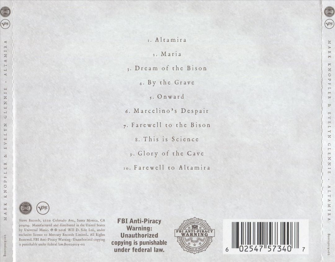 MARK KNOPFLER-MARK KNOPFLER:ALTAMIRA NEW CD