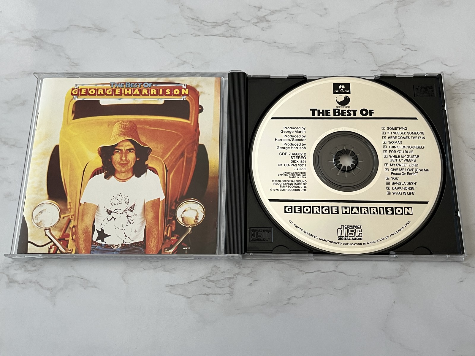 George Harrison The Best Of CD ORIGINAL PRESS! 1988 Parlophone CDP746682 2 OOP!