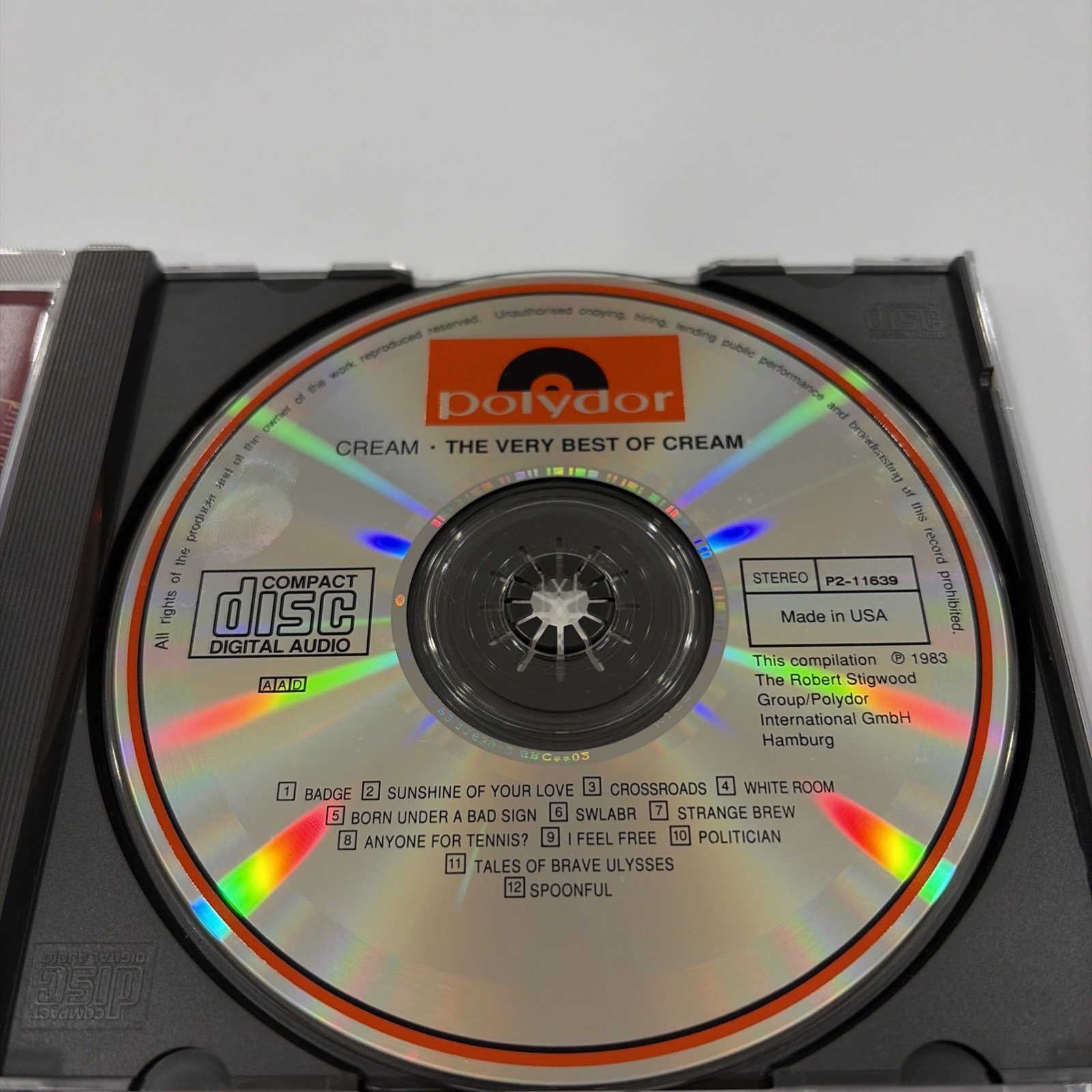 Cream – Strange Brew The Very Best Of CD 1983 Classic Rock Polydor