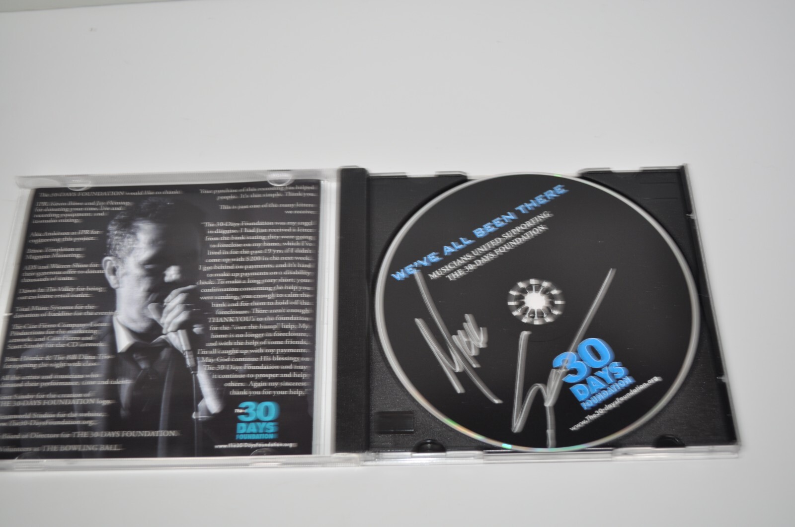 We've All Been There Charity CD The 30 Days Foundation - Signed Disc