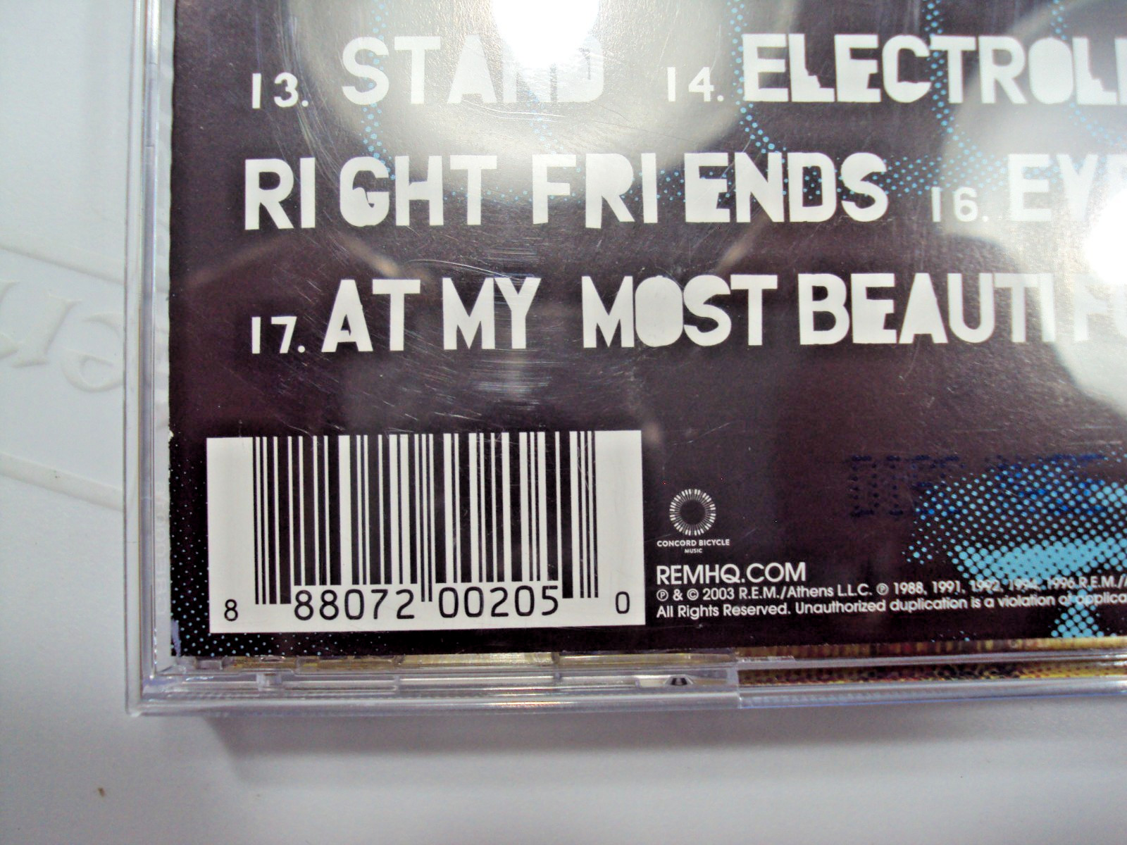 R.E.M - The Best of REM In Time 1988-2003 (1xCD) Used, Tested, Free S/H