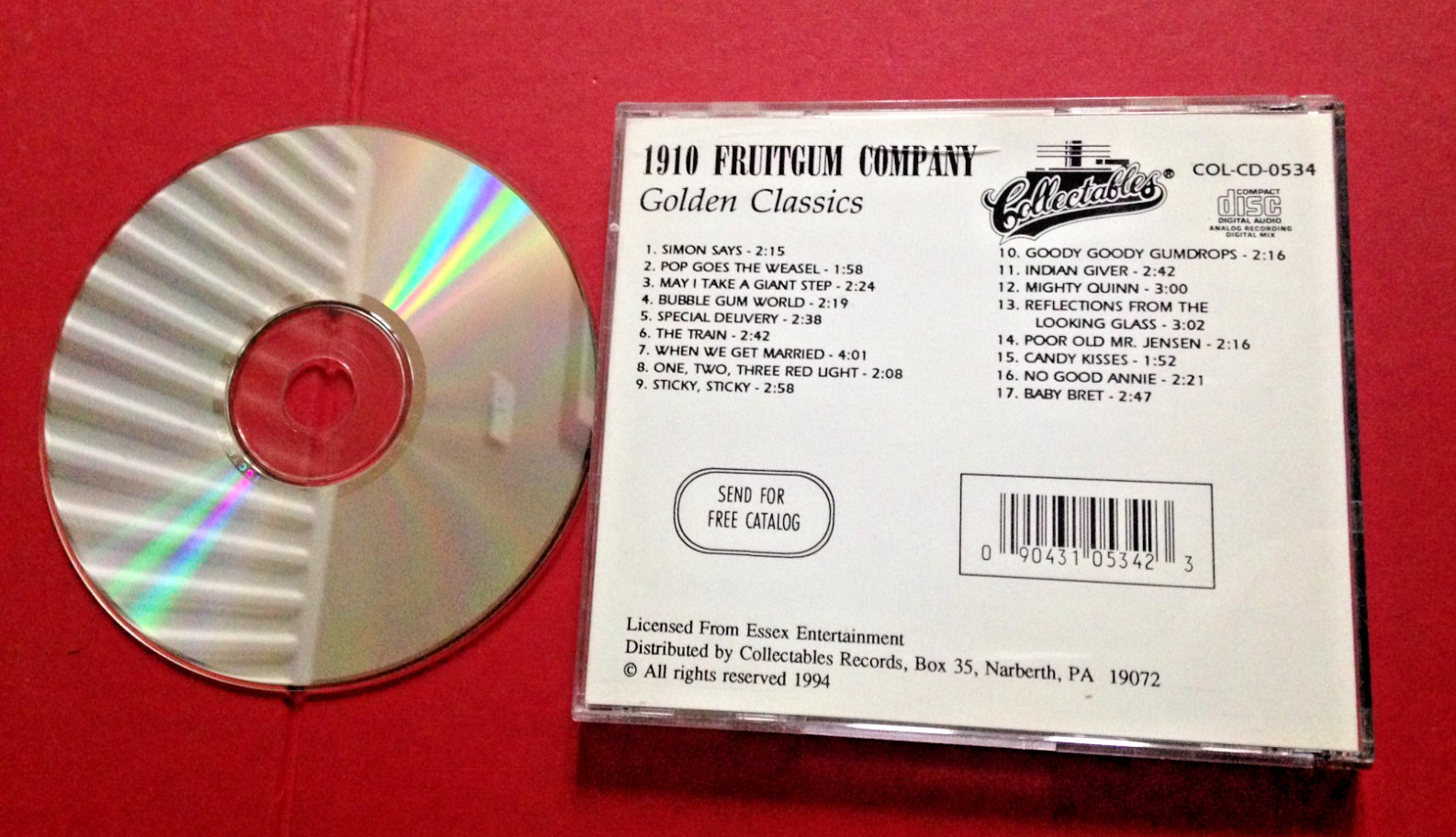 1910 Fruitgum Co A Golden Classics Edition CD Collectables Free UK Post
