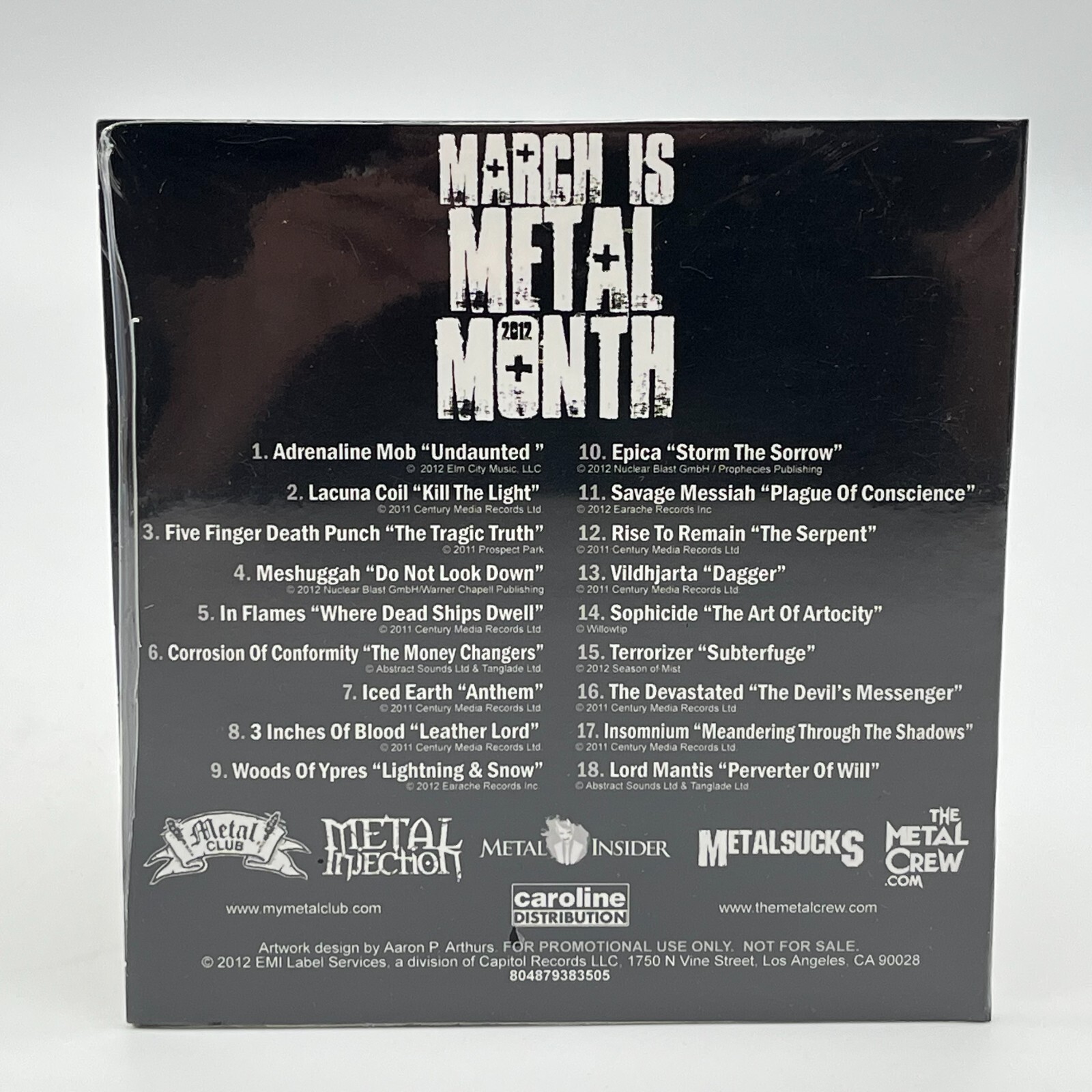 Various – March Is Metal Month 2012 - Caroline Distribution – CD Compilation