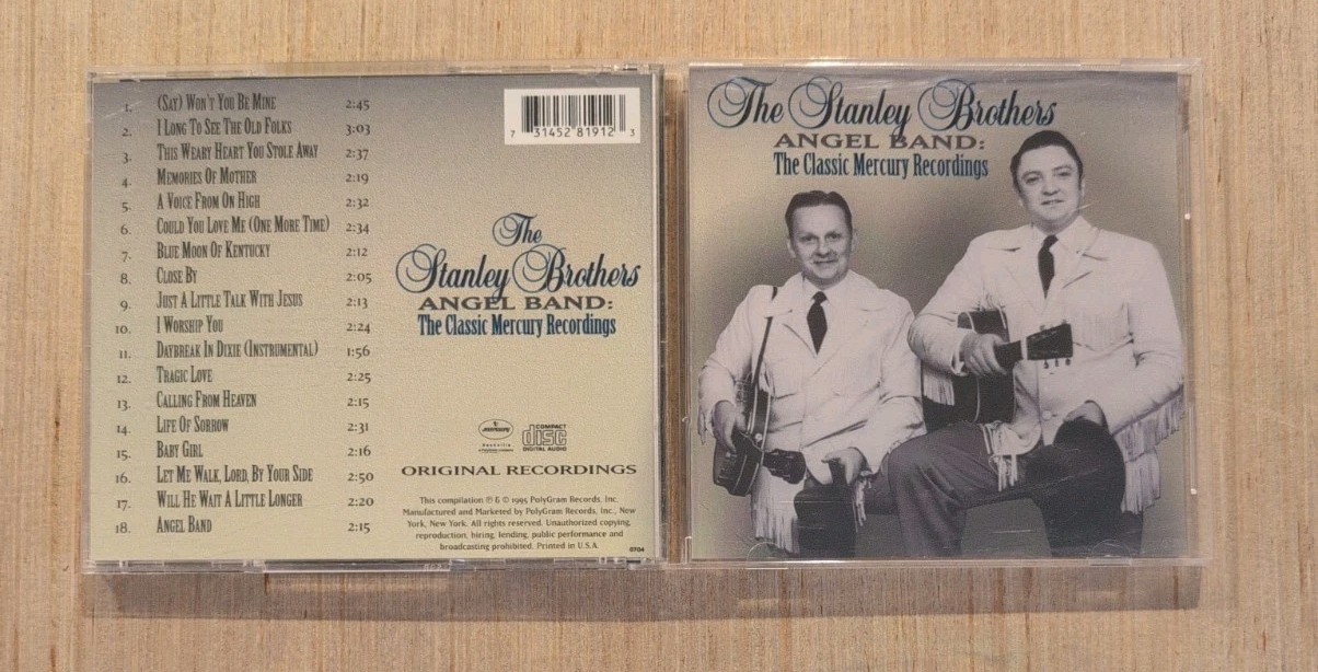 The Stanley Brothers Angel Band Classic Mercury Recordings CD Mercury Records