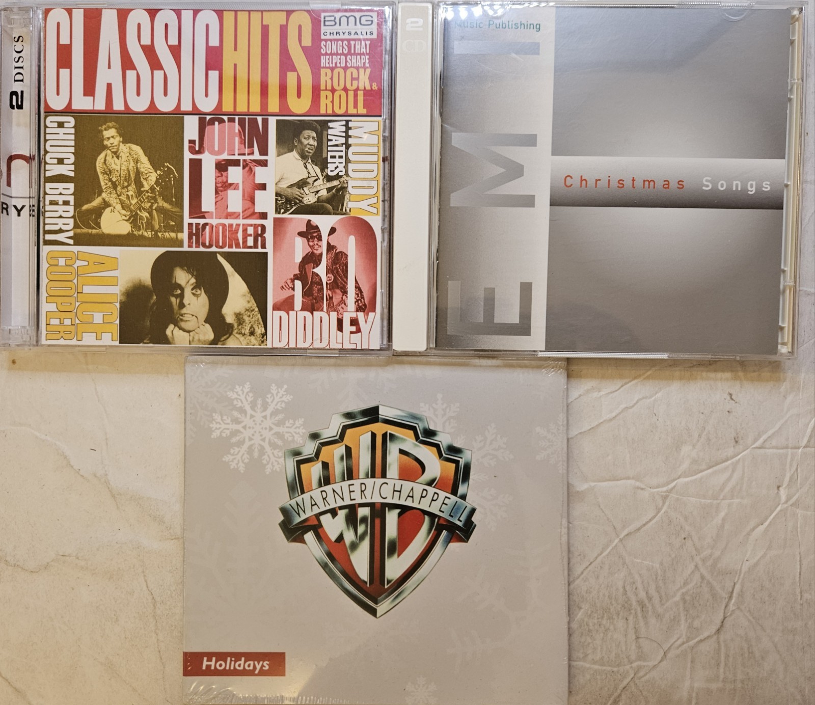 CHERRY LANE ETC PROMO Licensing CD-R PRIVATE PRESS ROCK SOUL FUNK Lot Of 30 VG+