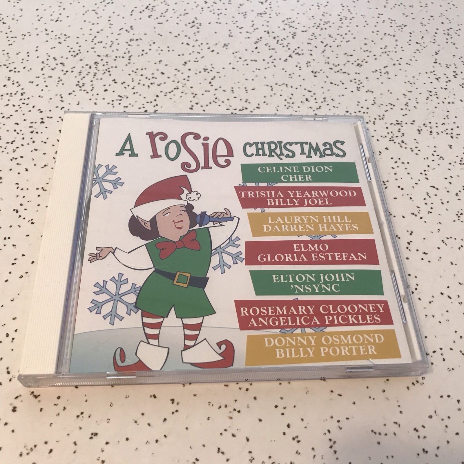 A Rosie Christmas CD Various Artists Rosie O'Donnell Elton John Etc VG Condition