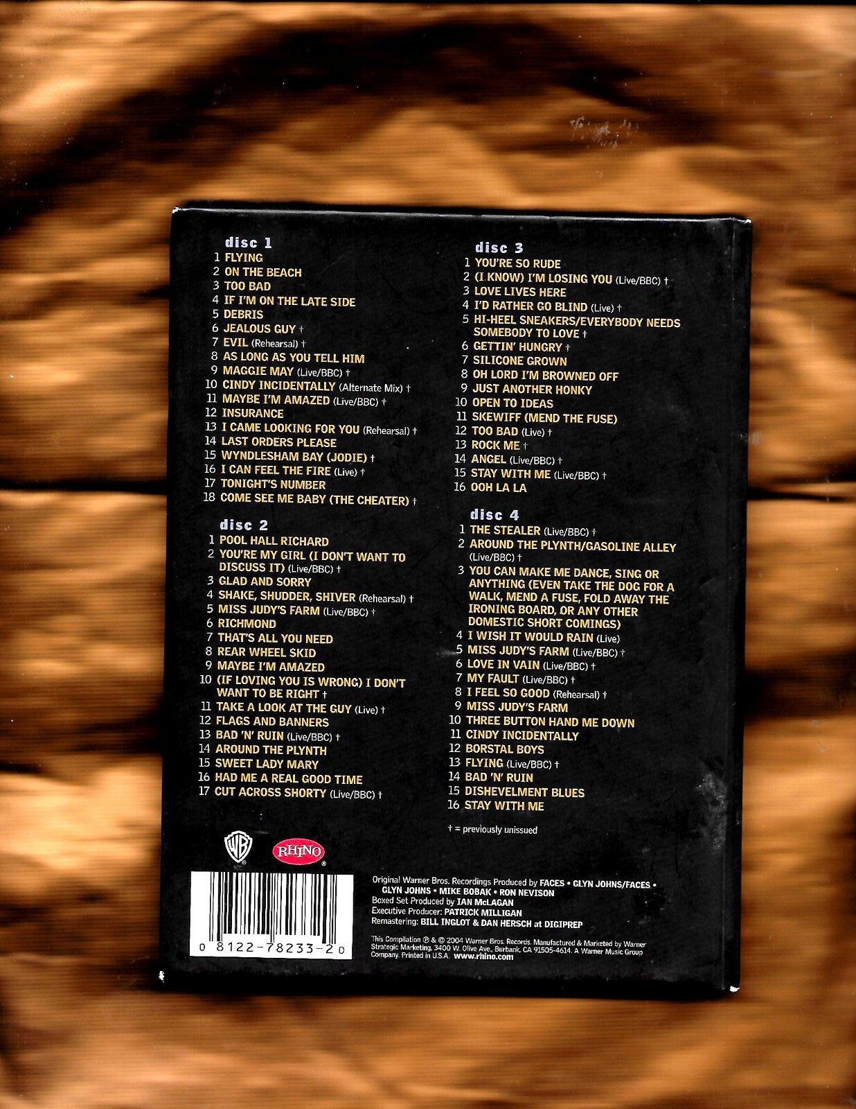 Five Guys Walk Into A Bar Faces (4) CD Rhino Rod Stewart Ronnie Wood FL BW