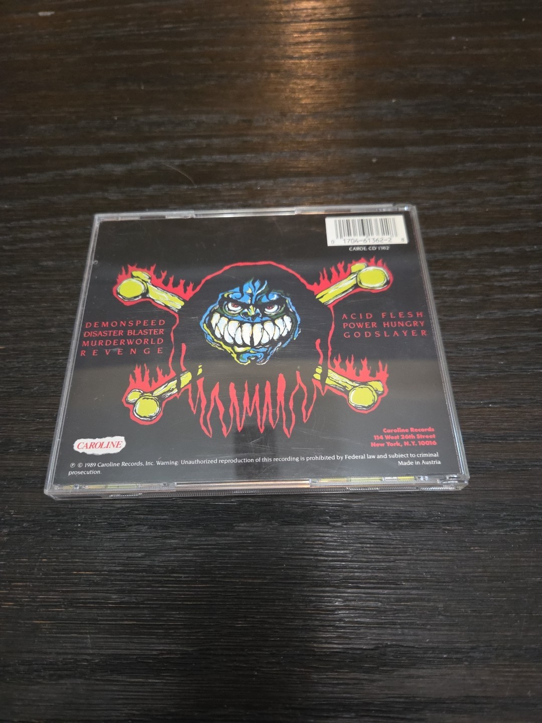 Make Them Die Slowly — White Zombie (CD 1989 Caroline Distribution)