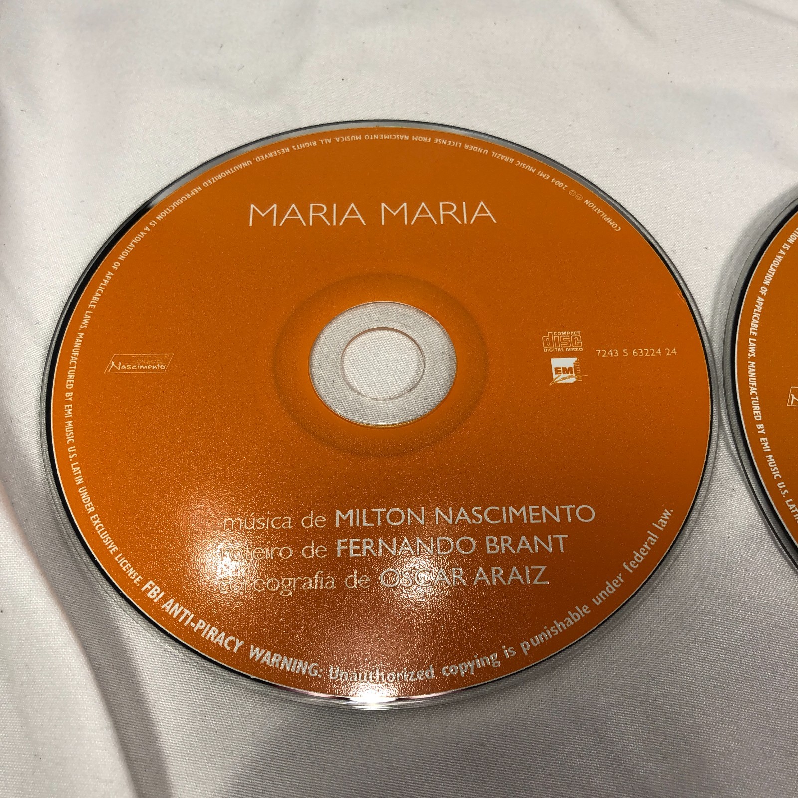 Milton Nascimento - Maria Maria / Ultimo Trem (Double CD) Very Good