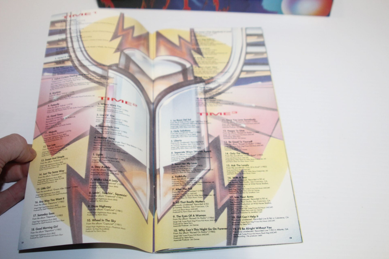 1992 Journey - Time Cubed Time 3 The Ultimate Collection 3 CD Box Set + Book