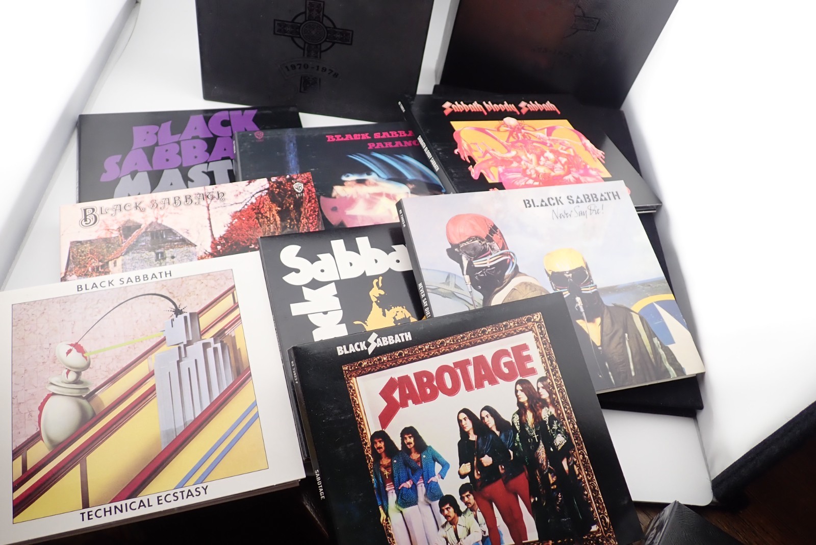 BLACK SABBATH The Black Box Complete Original 1970-1978 8 CD/DVD BOX SET! RARE!
