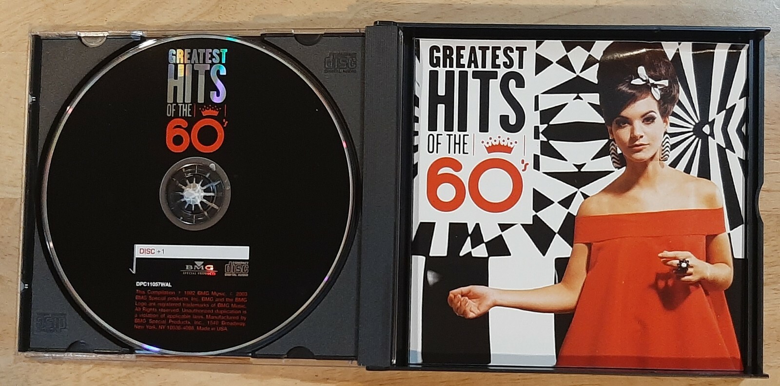 Greatest Hits of the 60's (2 CD's) Mamas & Papas, Elvis, Box Tops, Guess Who, +