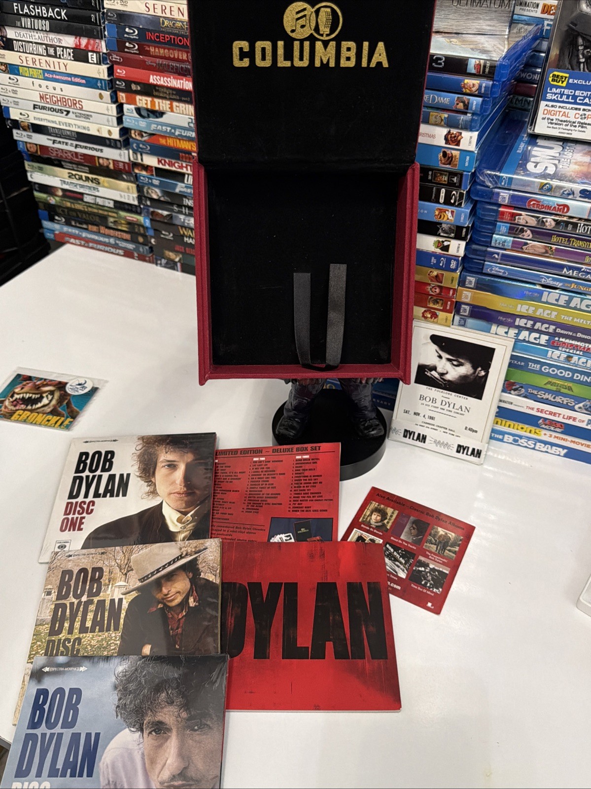 BOB DYLAN DYLAN RED BOX 3 x CD SET US 2007 Columbia 88697 11420 2 Black CDs