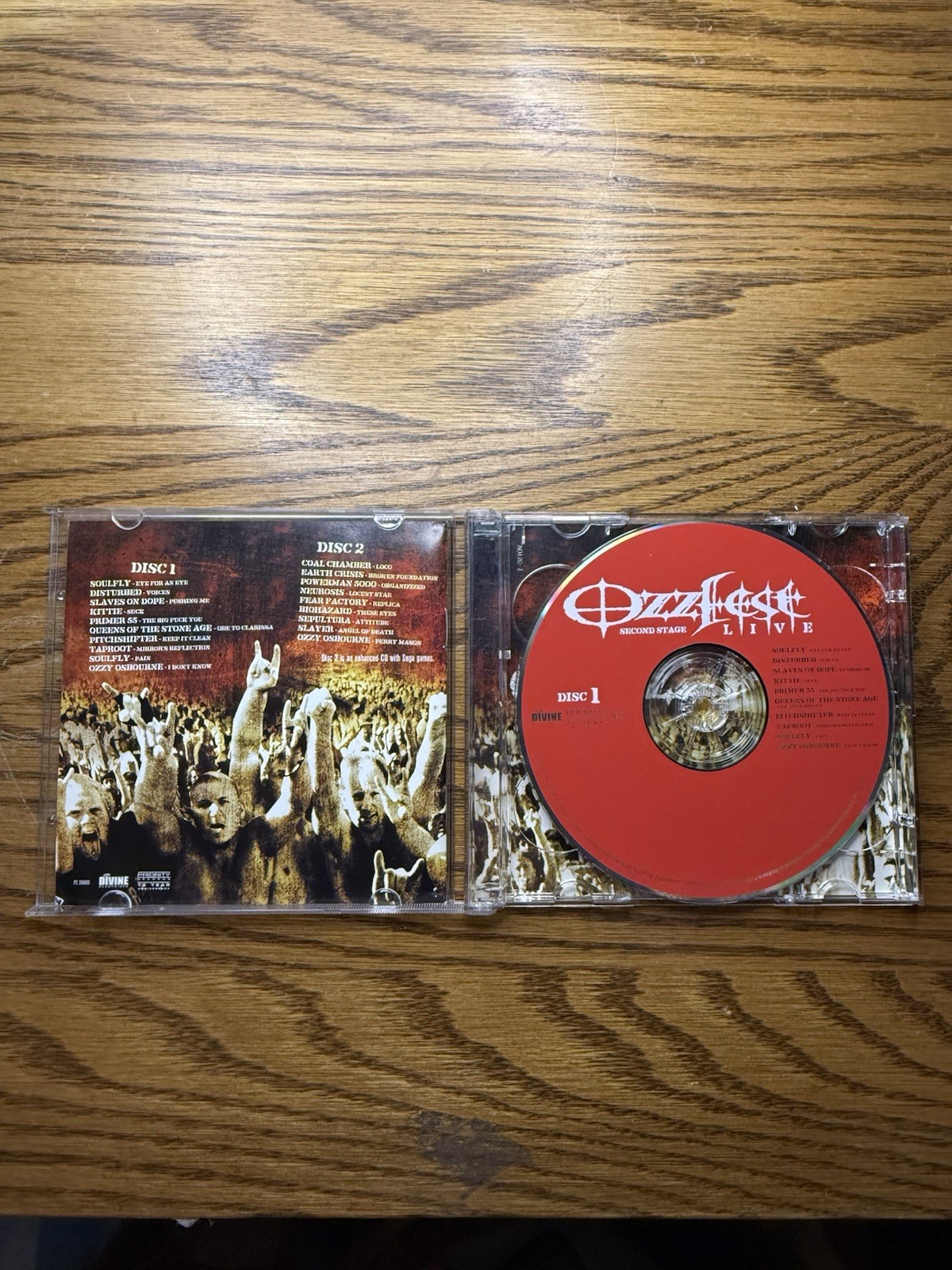 Ozzfest - Second Stage Live 2001 - Various Artists First Edition - 2 Disc CD