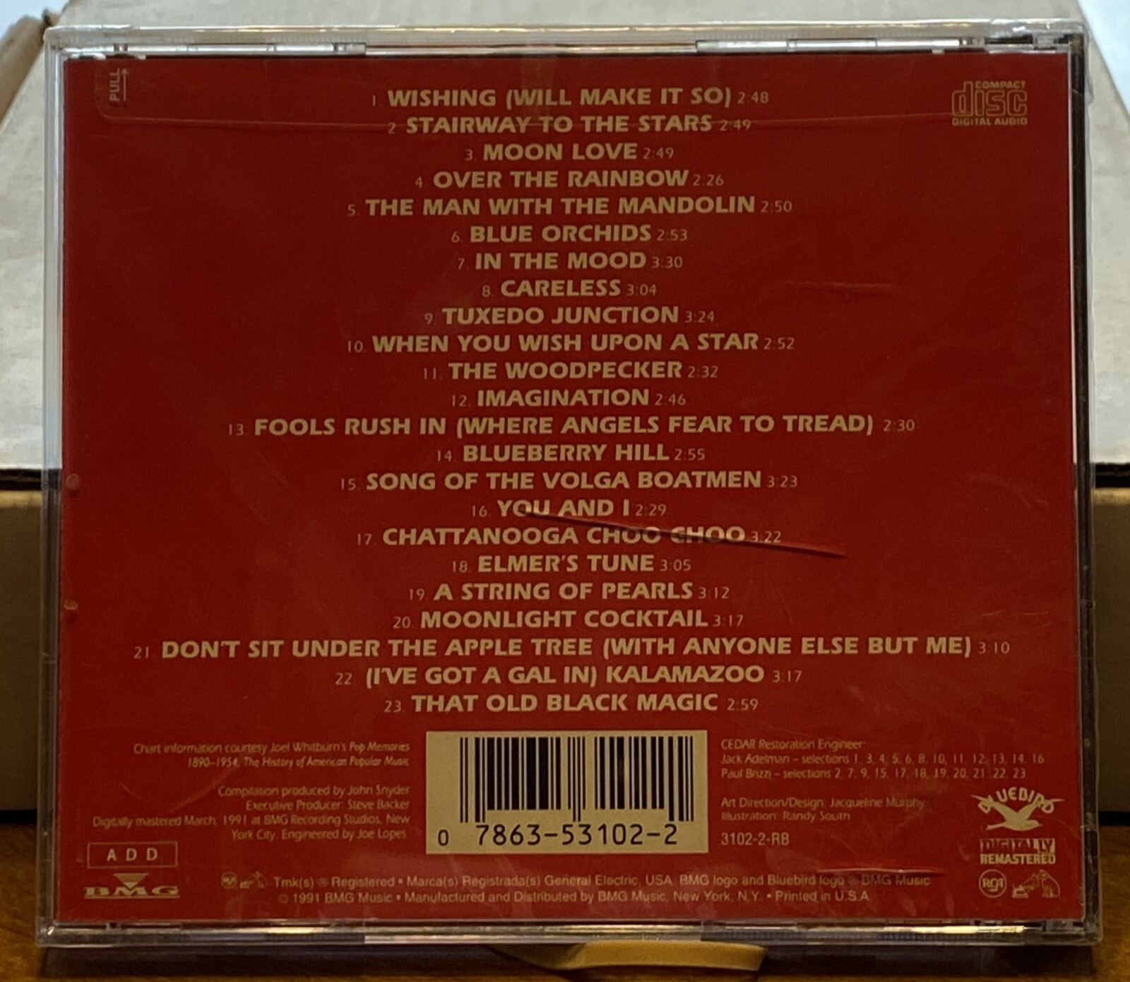 Glenn Miller : Chattanooga Choo Choo-No. 1 Hit Big Band CD Brand New Sealed