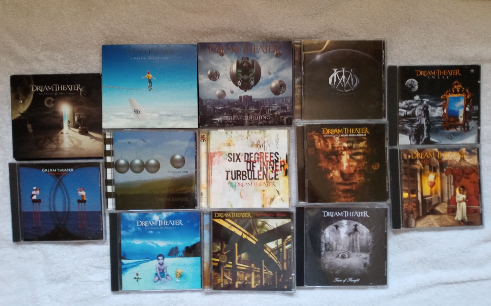 Dream Theater CD lot of 13 + DVDs