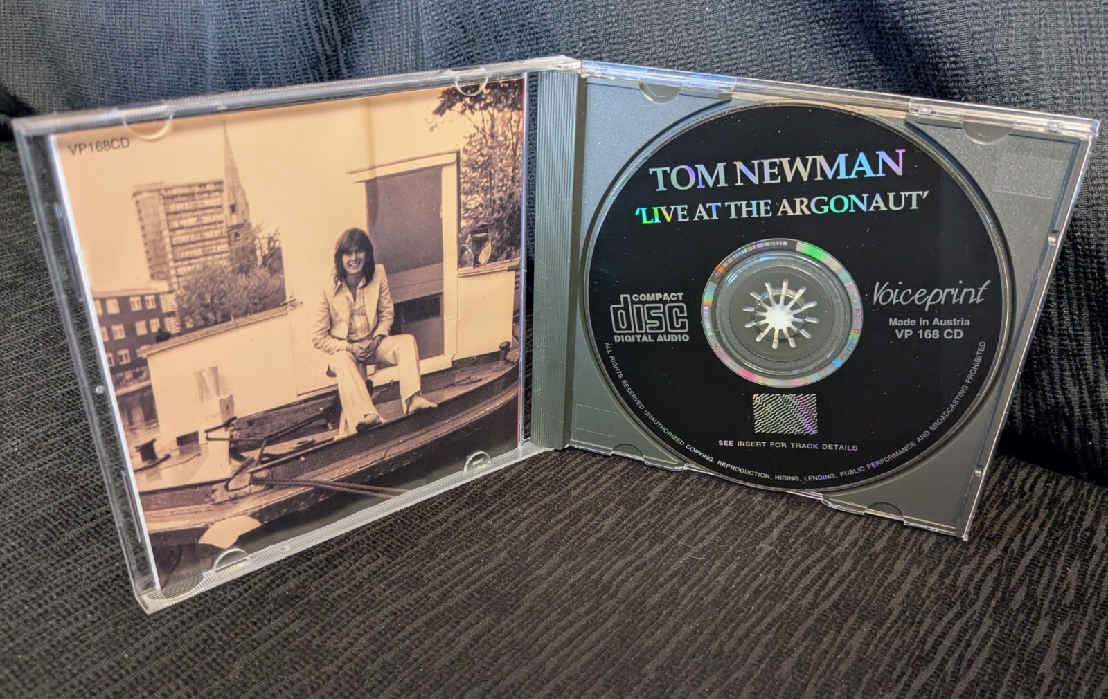 Tom Newman Live At The Argonaut (Japan, 1995) NO OBI Folk Country Rock Parody