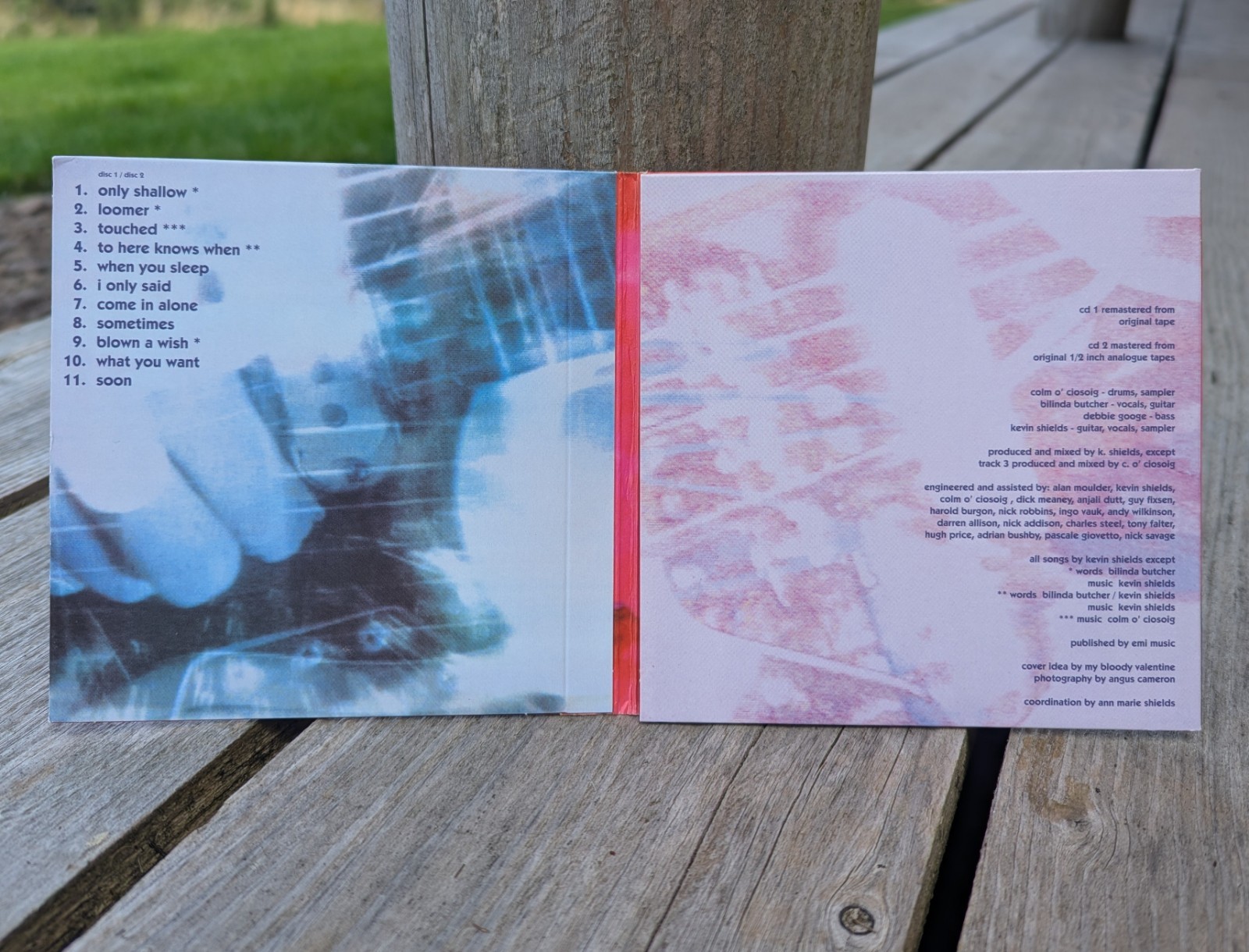 My Bloody Valentine Loveless 2CD set Digipak - 2012 Sony Music - 88697312112