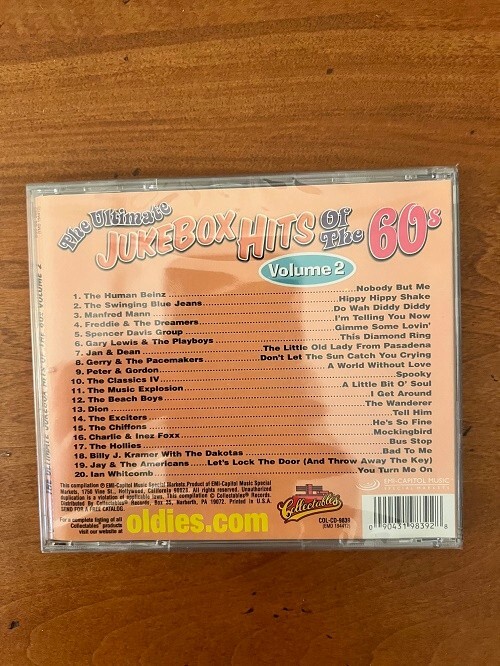 THE ULTIMATE JUKEBOX HITS OF THE 60S - VOLUMES 1/2/3/4+5 & ROCKIN' HITS - NEW!