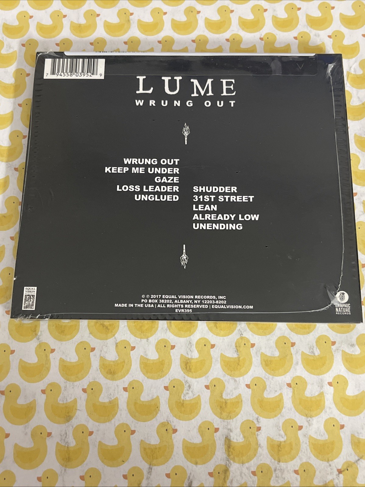 LUME WRUNG OUT CD new sealed equal vision records mike watts indie rock