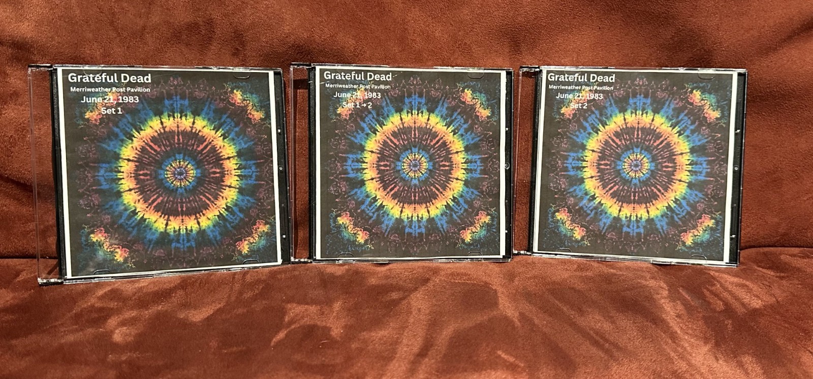 Grateful Dead complete show - Merriweather Post Pavilion 6-21-83 3 CDs