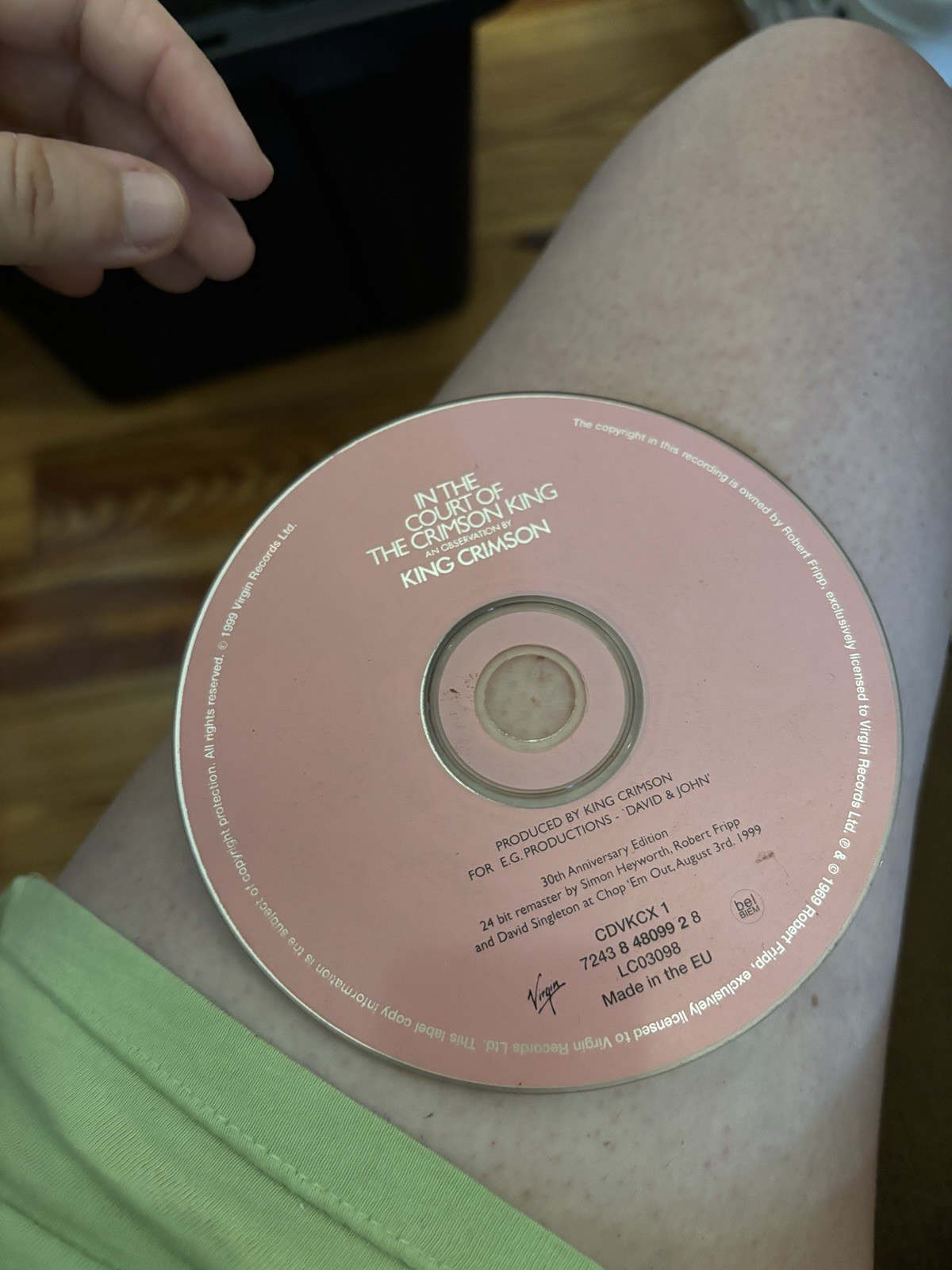 King Crimson In The Court Of The Crimson King CD 30th Anniv Remastered 1999