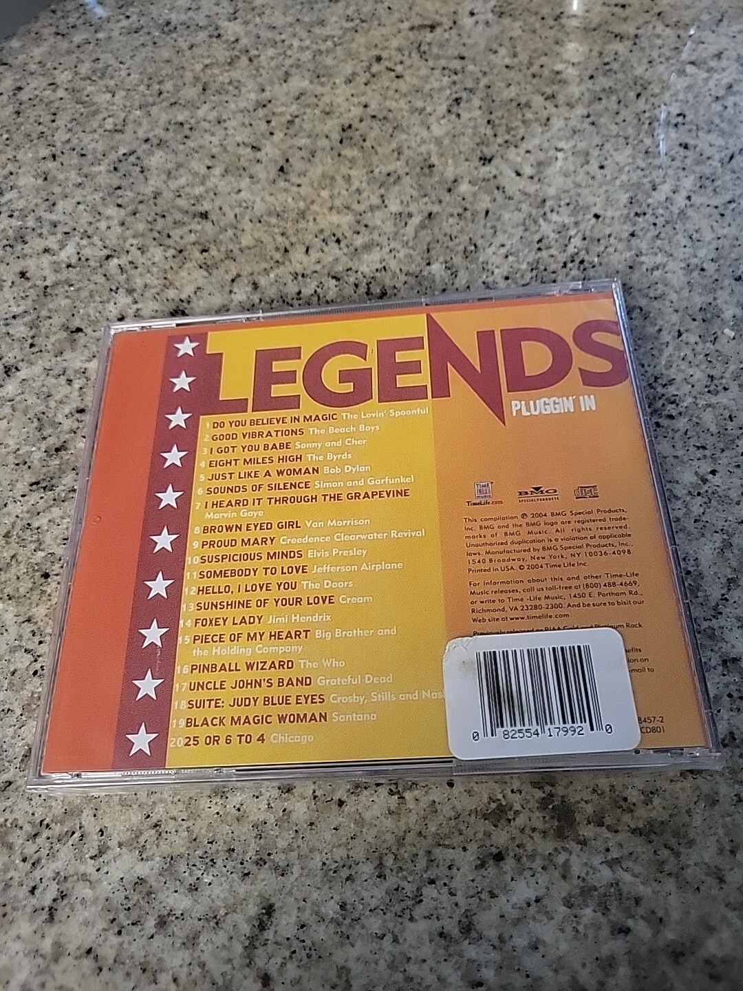 Legends Pluggin In Compilation CD Various Artists BMG Music 2004 Sealed New
