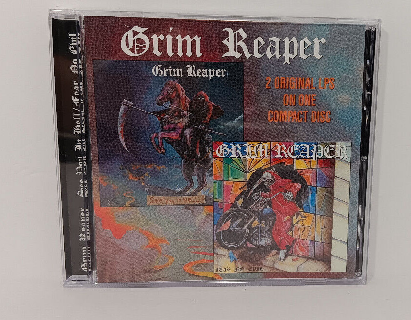Grim Reaper– See You In Hell / Fear No Evil CD (1998) Steve Grimmett