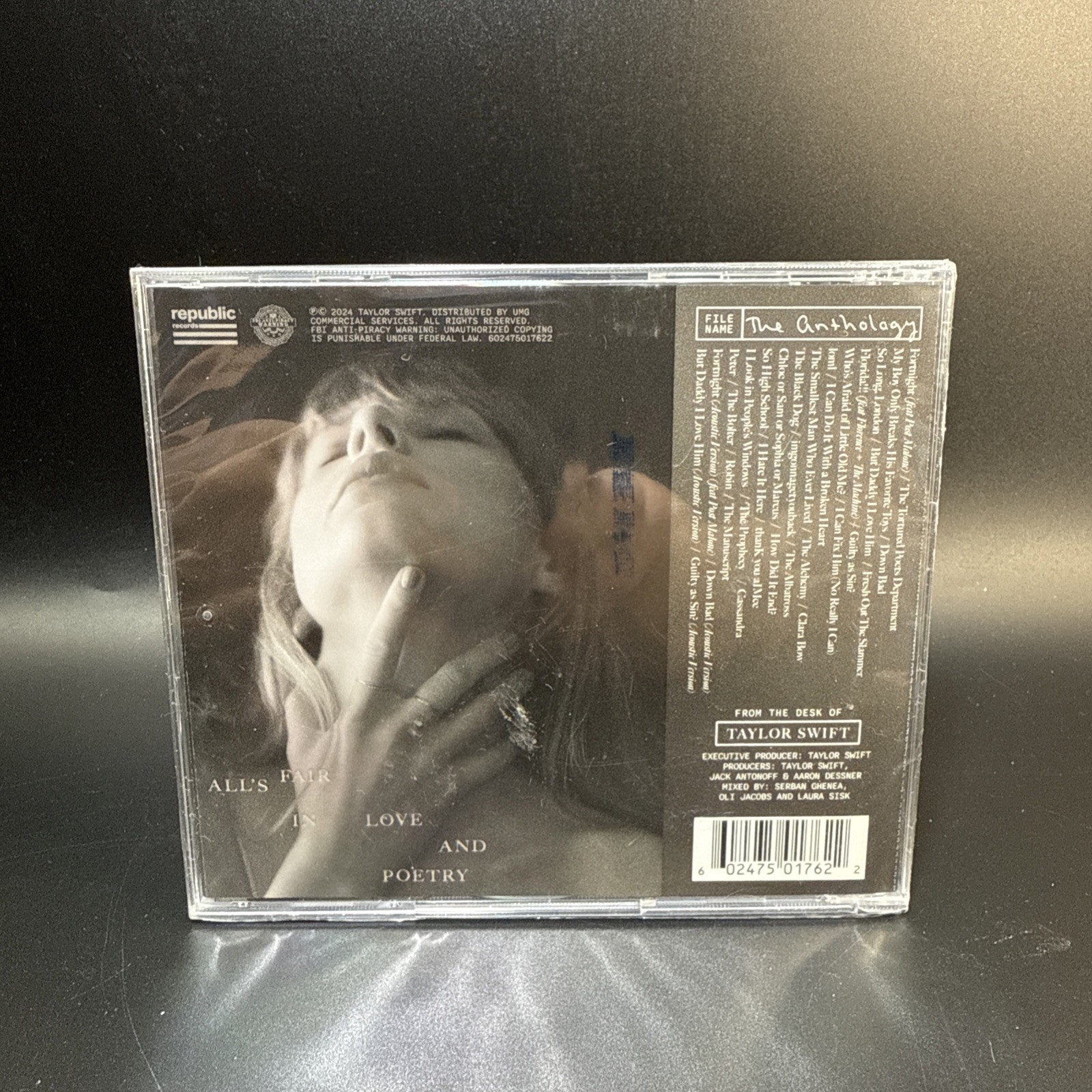 Taylor Swift The Tortured Poets Department Anthology CD Target Exclusive Limited