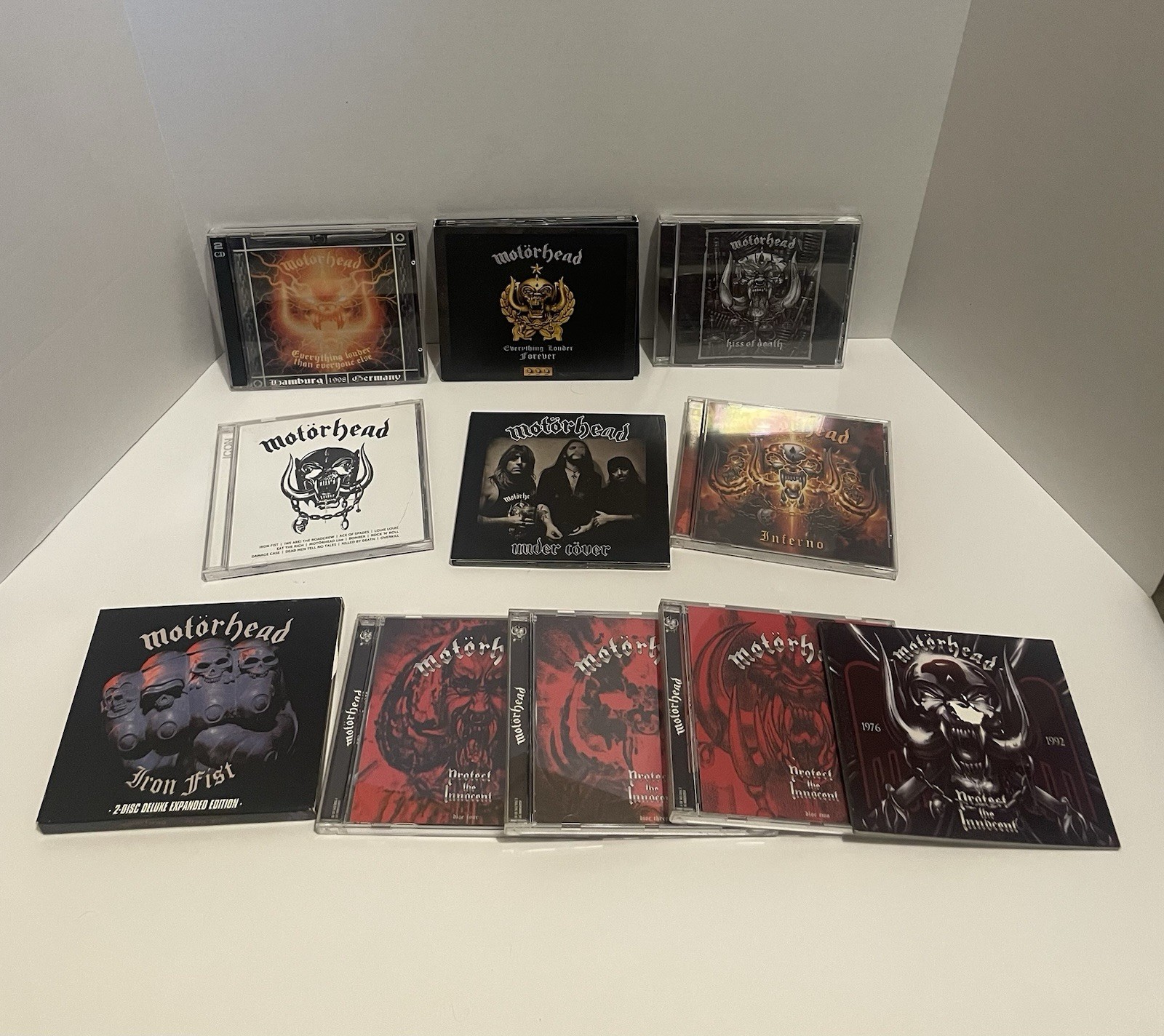 Motorhead CD Lot of 10 Bundle Collection - Discs 2-4 Of Protect The Innocent