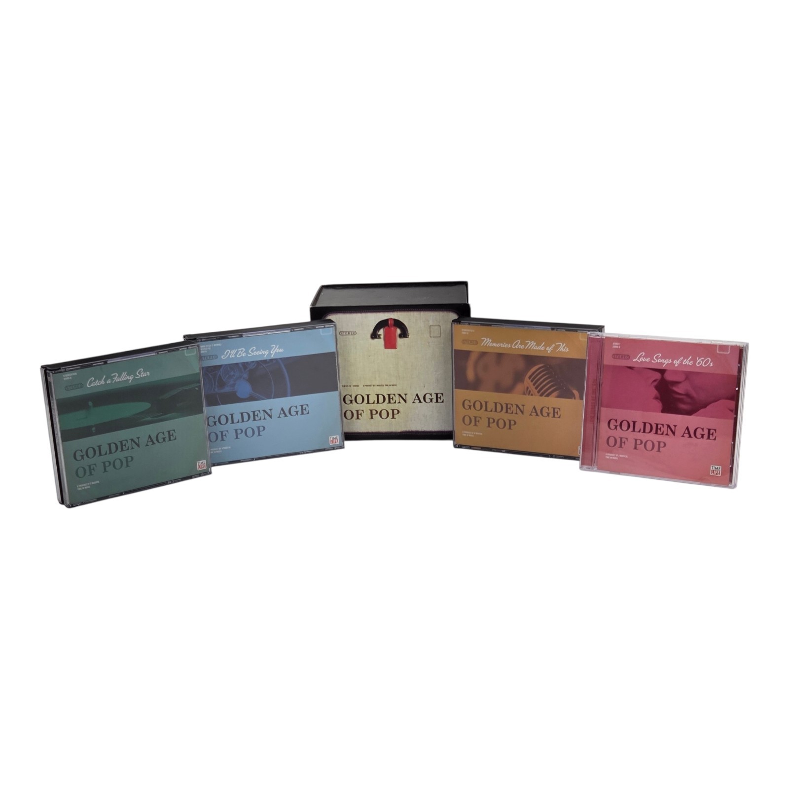 Golden Age of Pop Time-Life 10-Disc Music Box Set 2010 Jewel Cases with Box