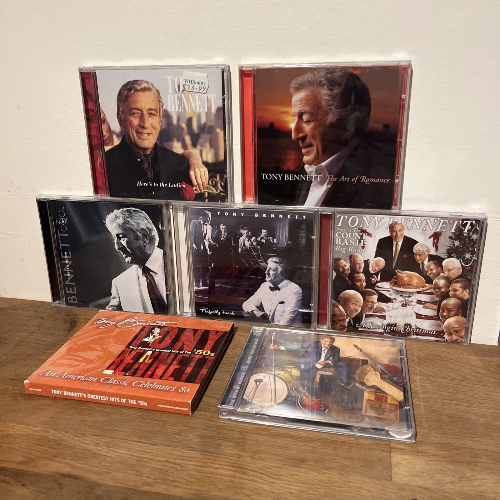 7 x Tony Bennett CD Album Bundle Jazz Pop Recordings