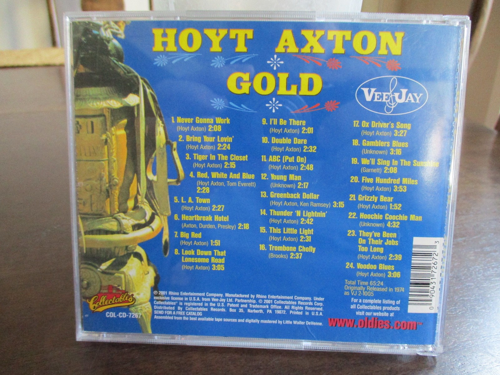 Hoyt Axton - Gold - 2001 Collectables Vee Jay/Rhino NM CD $11.95