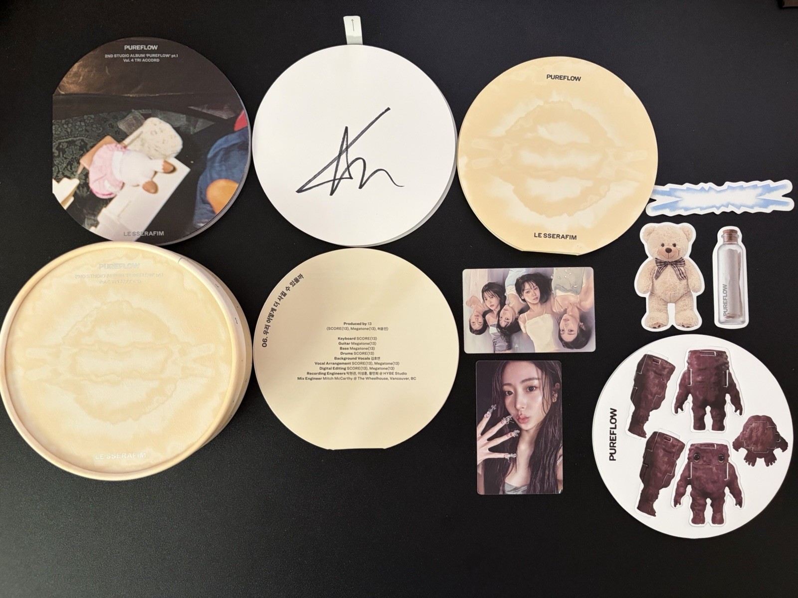 Le Sserafim Pureflow Chaewon Signed Tri Accord Pt.1 Vol.4 Album