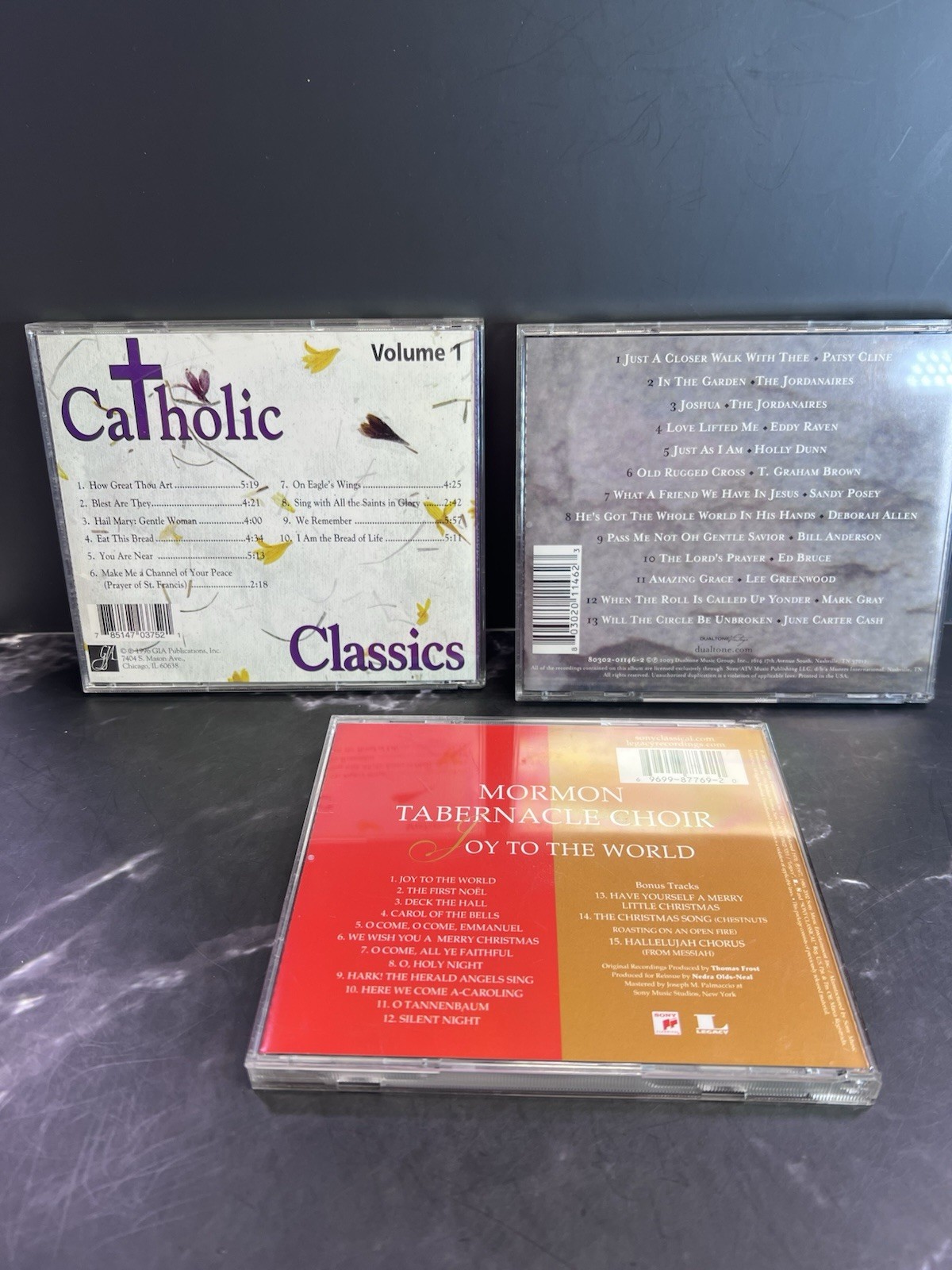 Lot Of 3 Religious Music CDs Catholic Mormon Christian