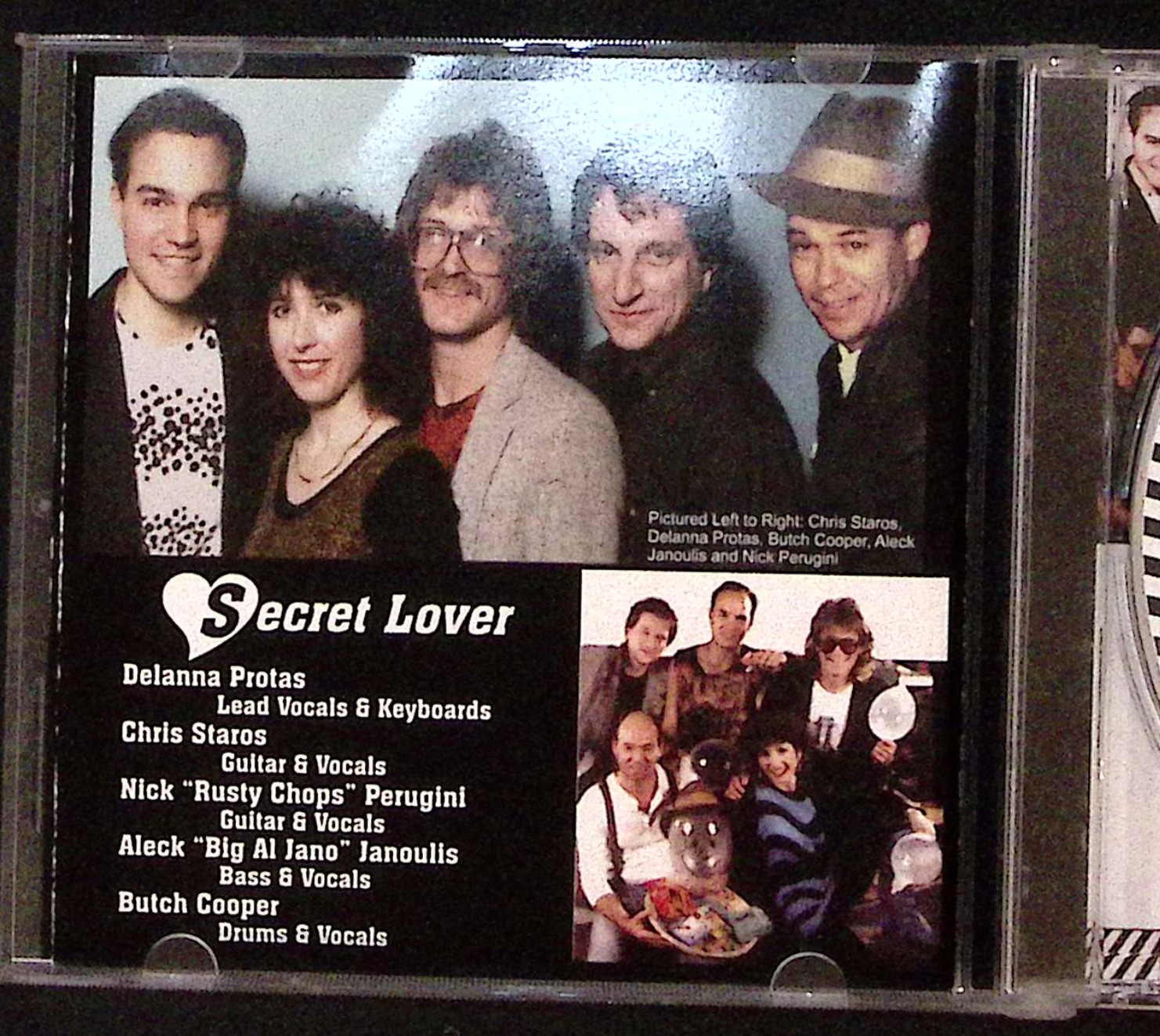 SECRET LOVER FEATURING DELANNA PROTAS POWER POP DELUXE HOTTRAX RECORDS CD 834