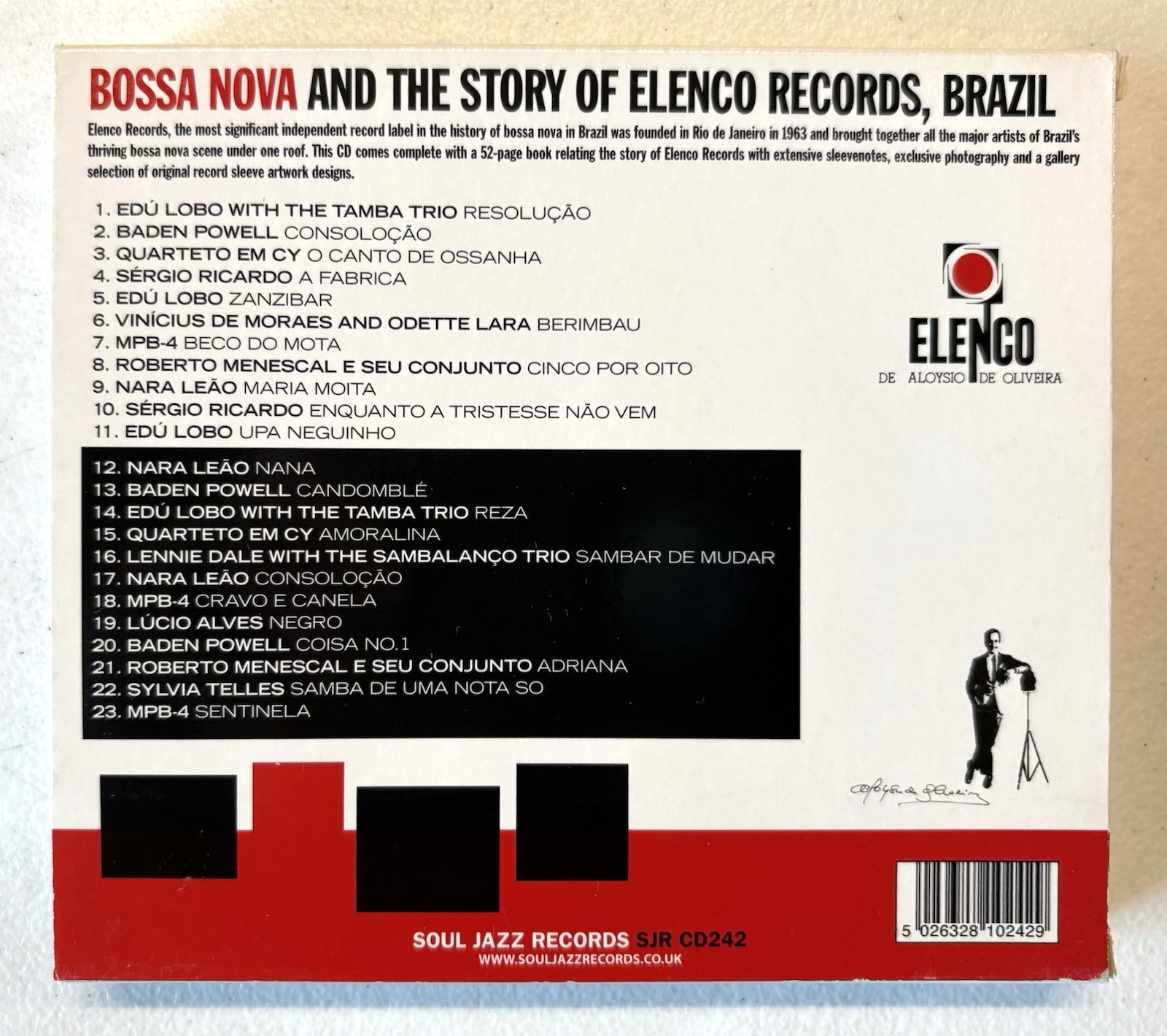 Brazil Bossa Beat: Bossa Nova & The Story Of Elenco Records CD Box Set (2011)