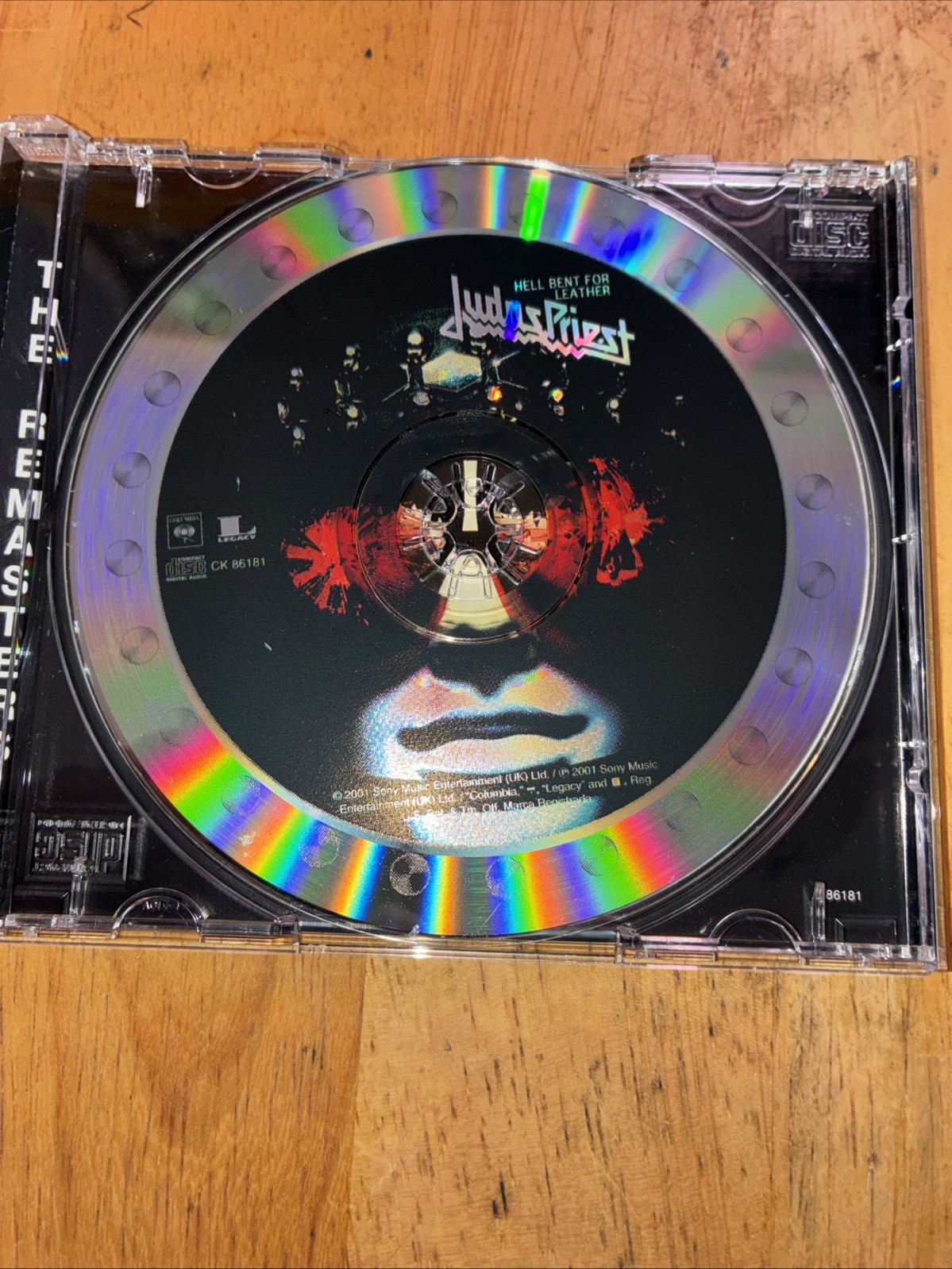 Judas Priest Hell Bent For Leather US CD 2001 Remaster Issue w/ Promo Card