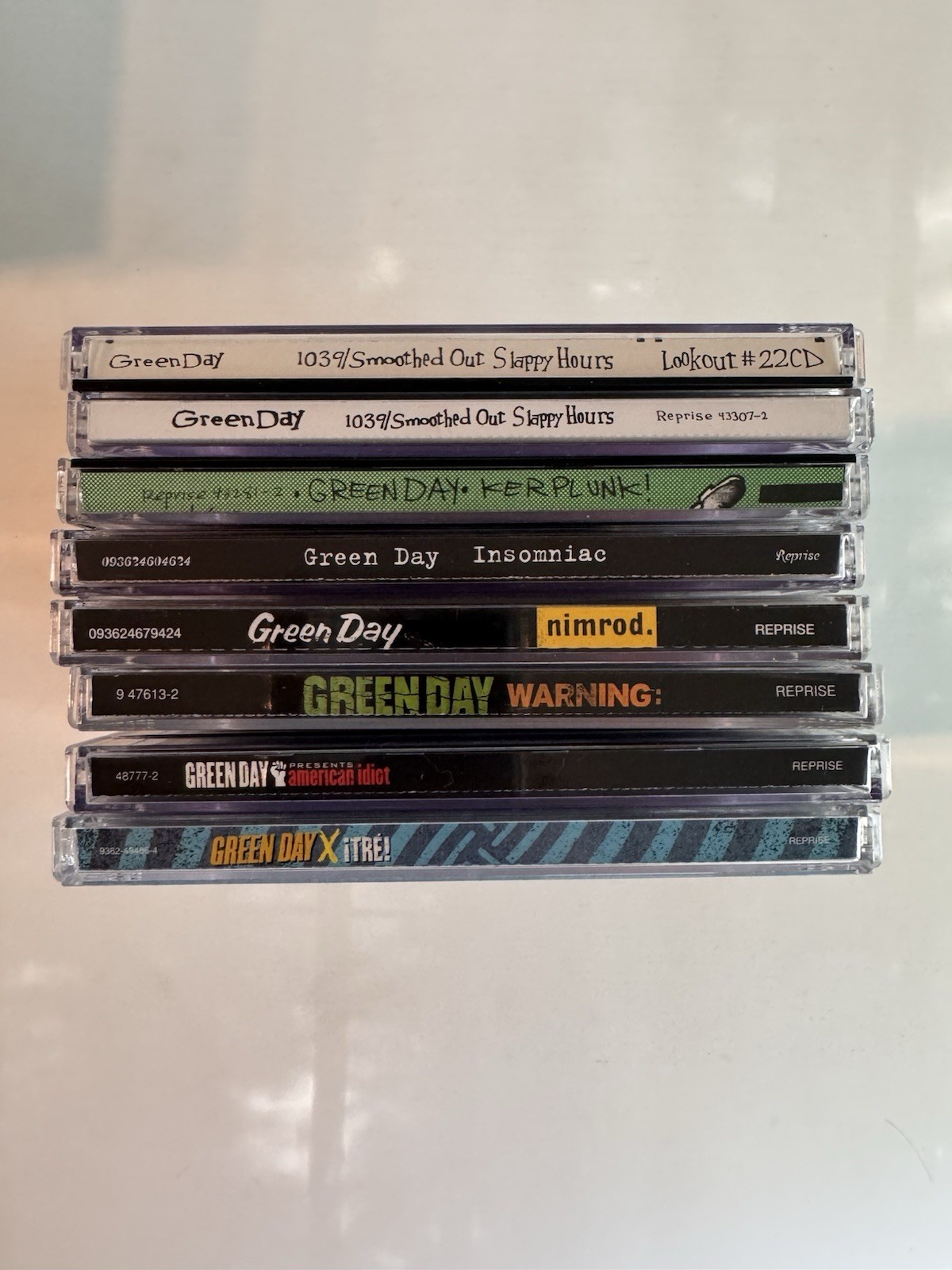 Green Day CD Collection Lot (8 CDs) American Idiot Nimrod Warning 1039 + More