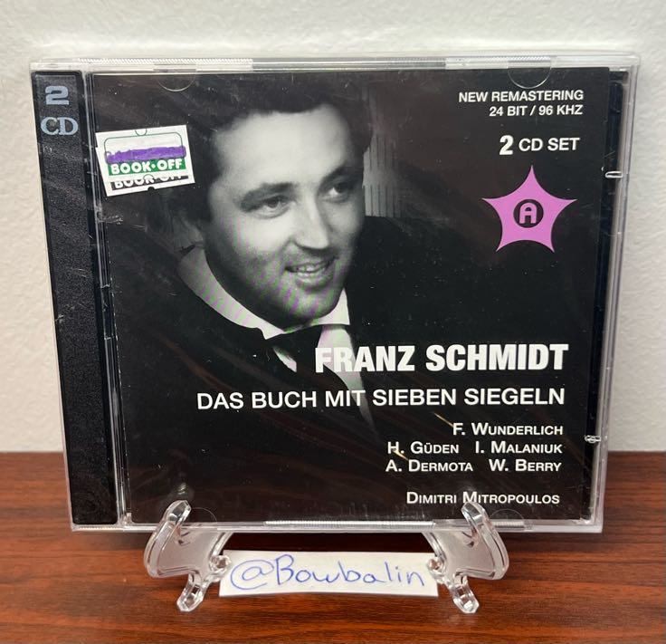 Franz Schmidt – Das Buch Mit Sieben Siegeln CD 2010 2CD Set Remastered Classical