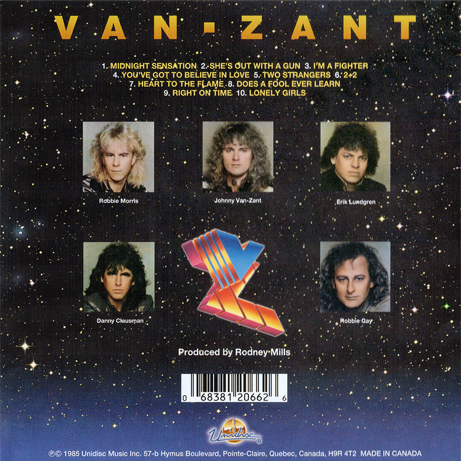 Van Zant ~ Van Zant (1988) CD 2016 UniDisc Canada • Lynyrd Skynyrd •• NEW ••