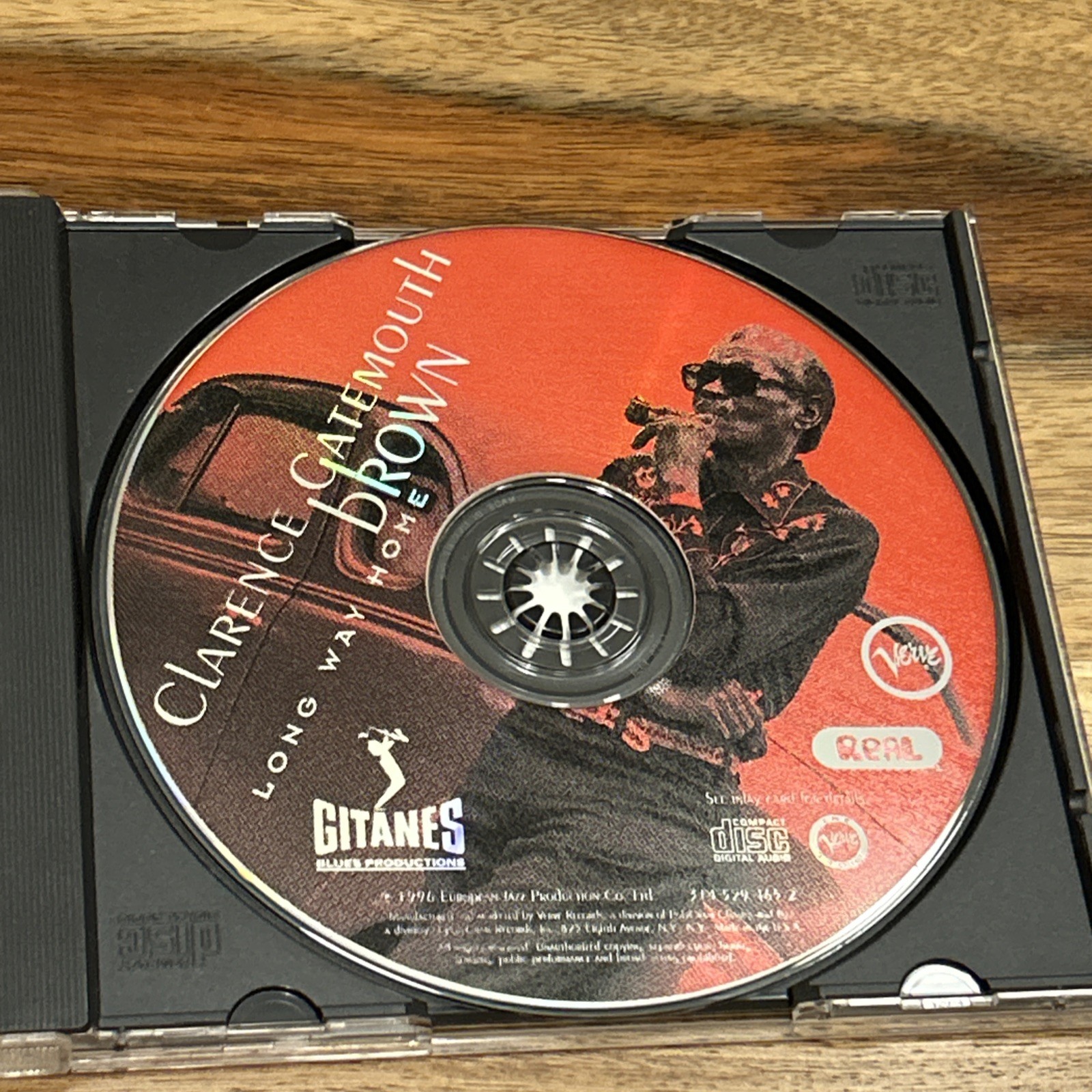 Clarence Gatemouth Brown – Long Way Home CD 1996 Blues Verve Eric Clapton