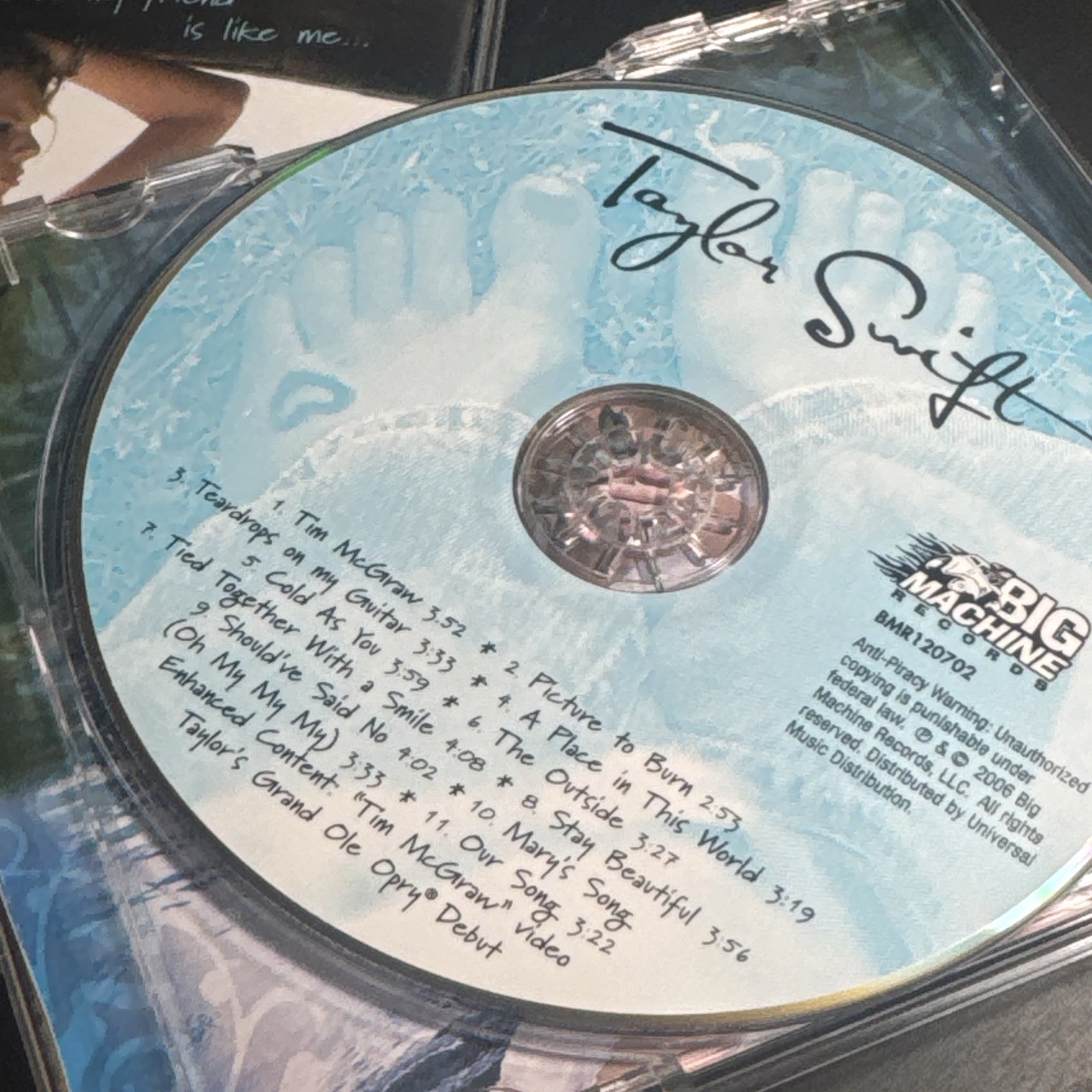 Taylor Swift: Debut Self Titled (Big Machine Records, 2006) - CD