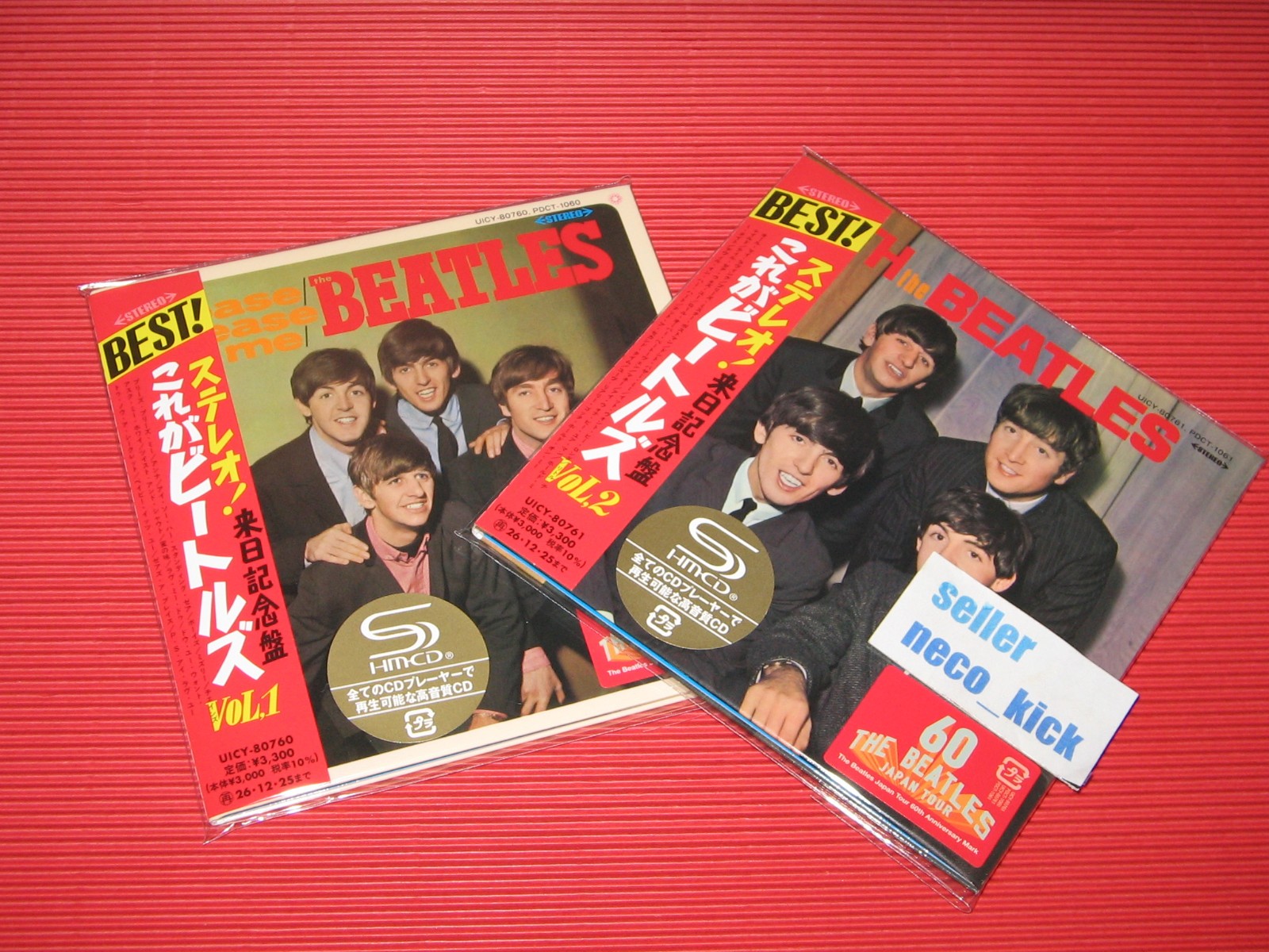 6WT 2026 THE BEATLES PLEASE PLEASE ME /WITH THE BEATLES JAPAN MINI LP SHM CD SET