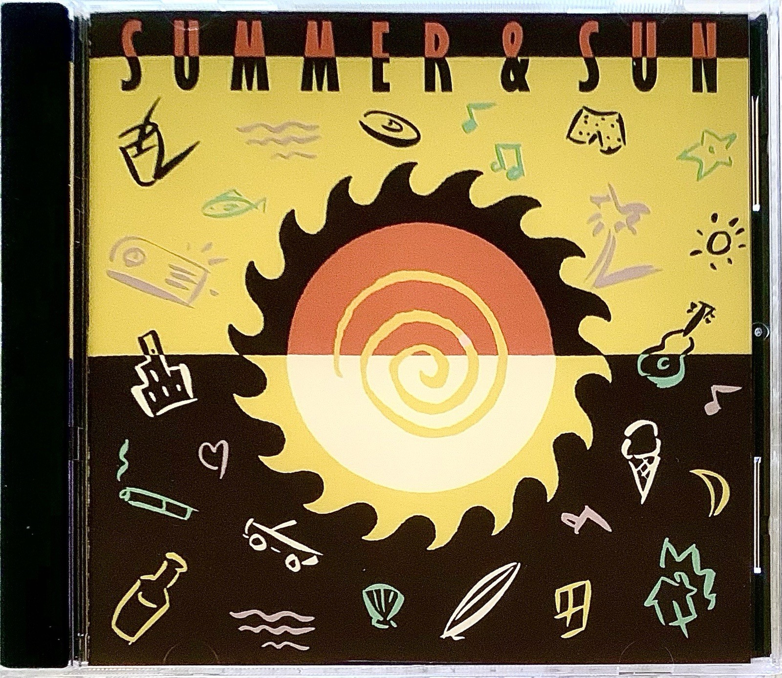 SUMMER & SUN-Various-CD, Jun-1989, Rhino (Label)-NM