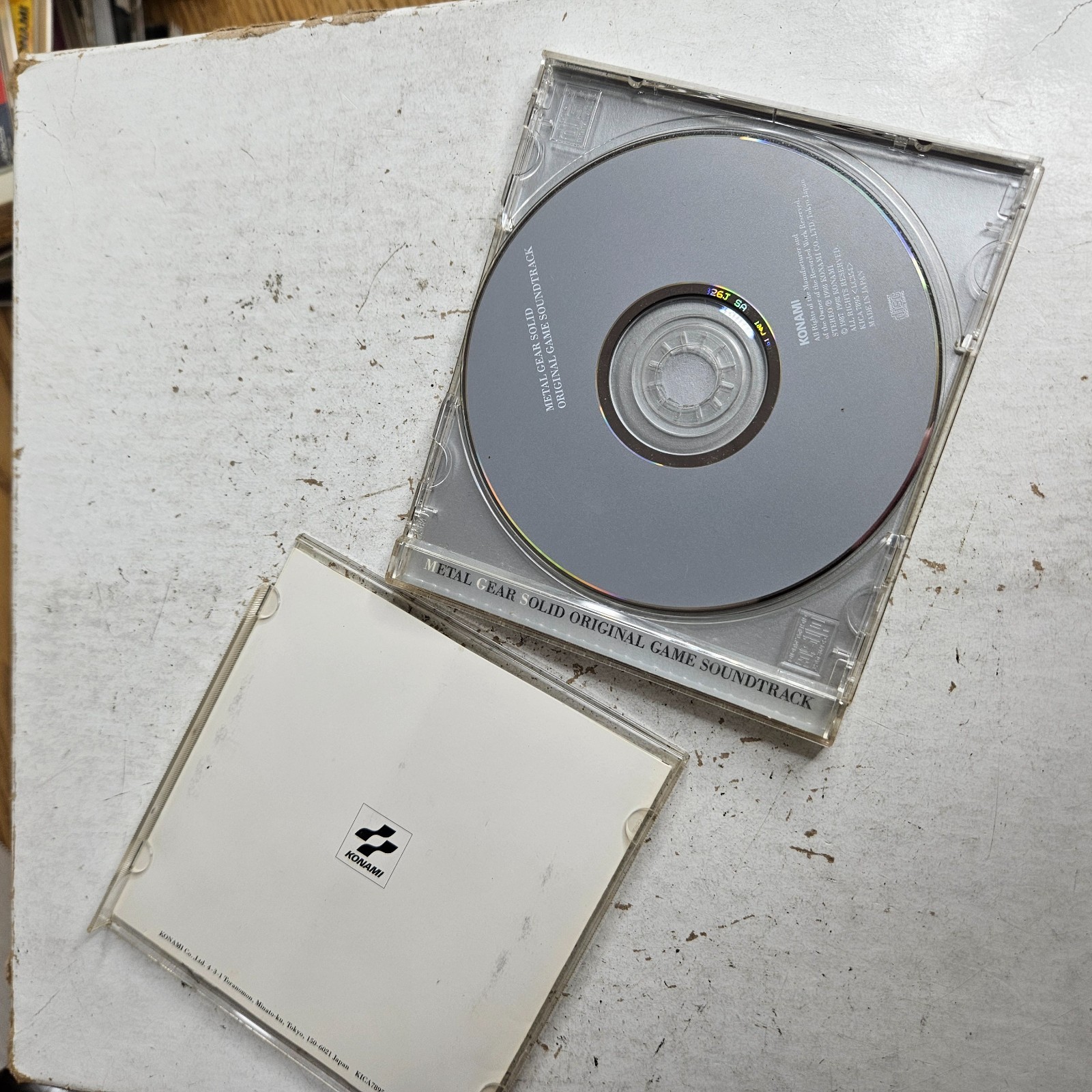 Metal Gear Solid Original Game Soundtrack CD